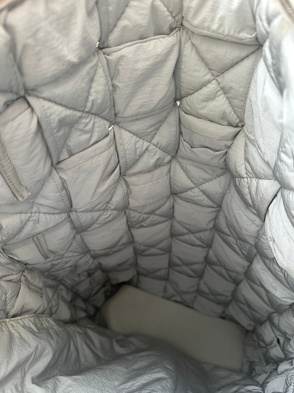 Bottega Veneta Gray Nylon