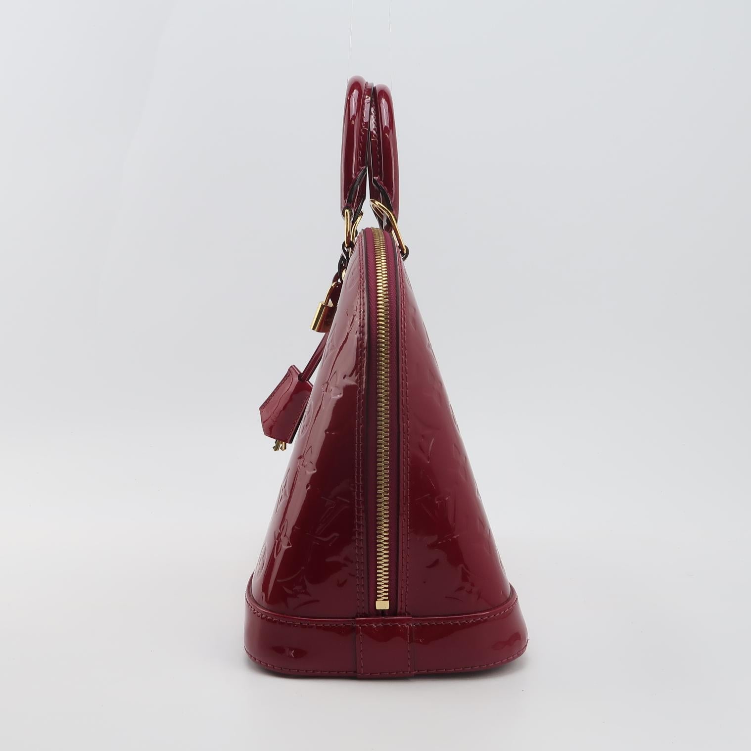 Louis Vuitton (LV) Alma Dark Red