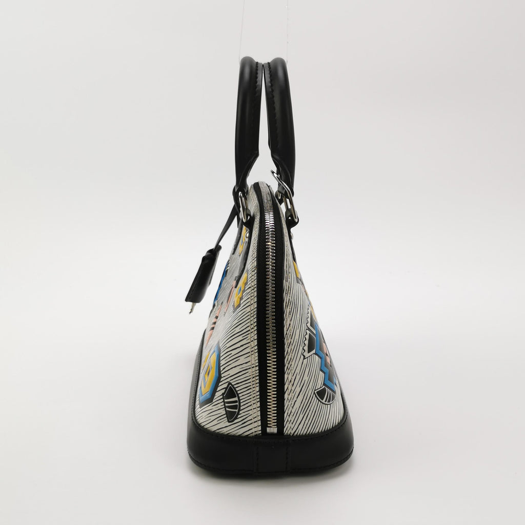 Louis Vuitton (LV) AlmaBB  bicolore con motivo Water Eave Emblem