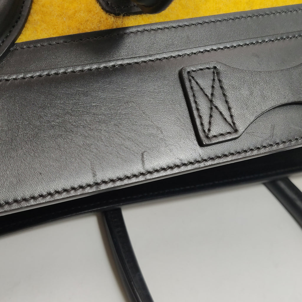 Celine Luggage yellow