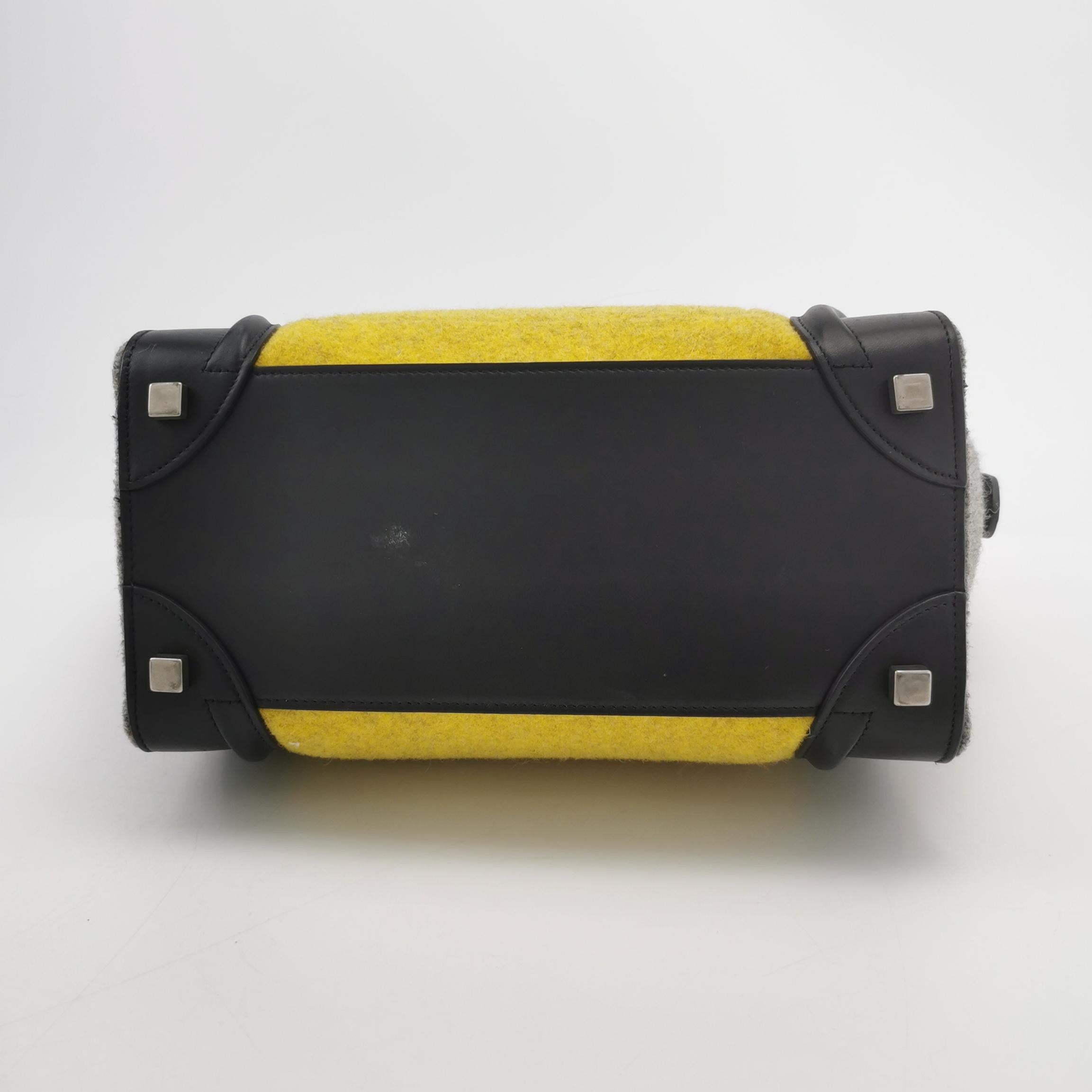 Celine Luggage yellow