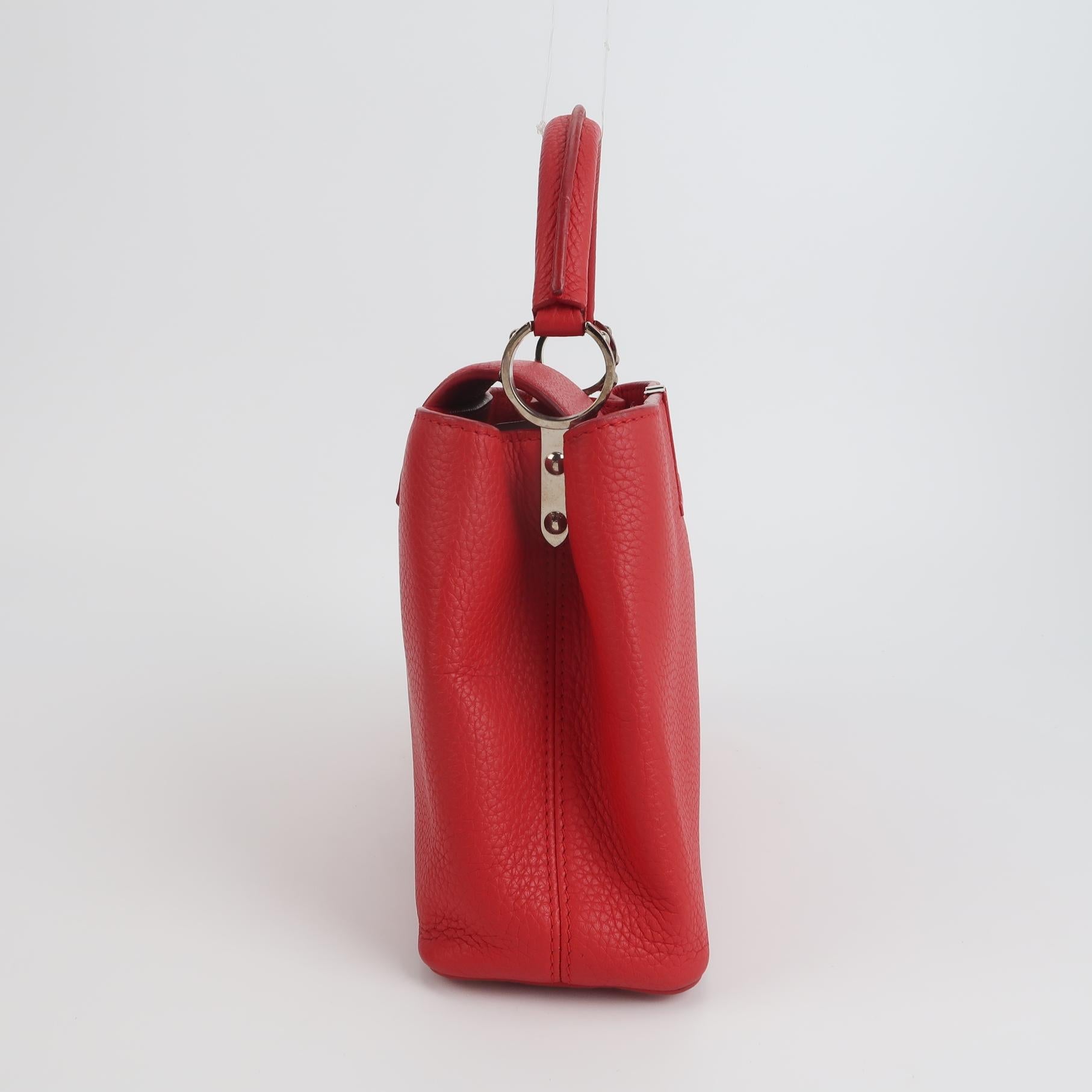 Louis Vuitton (LV) Capucines BB  Rosso