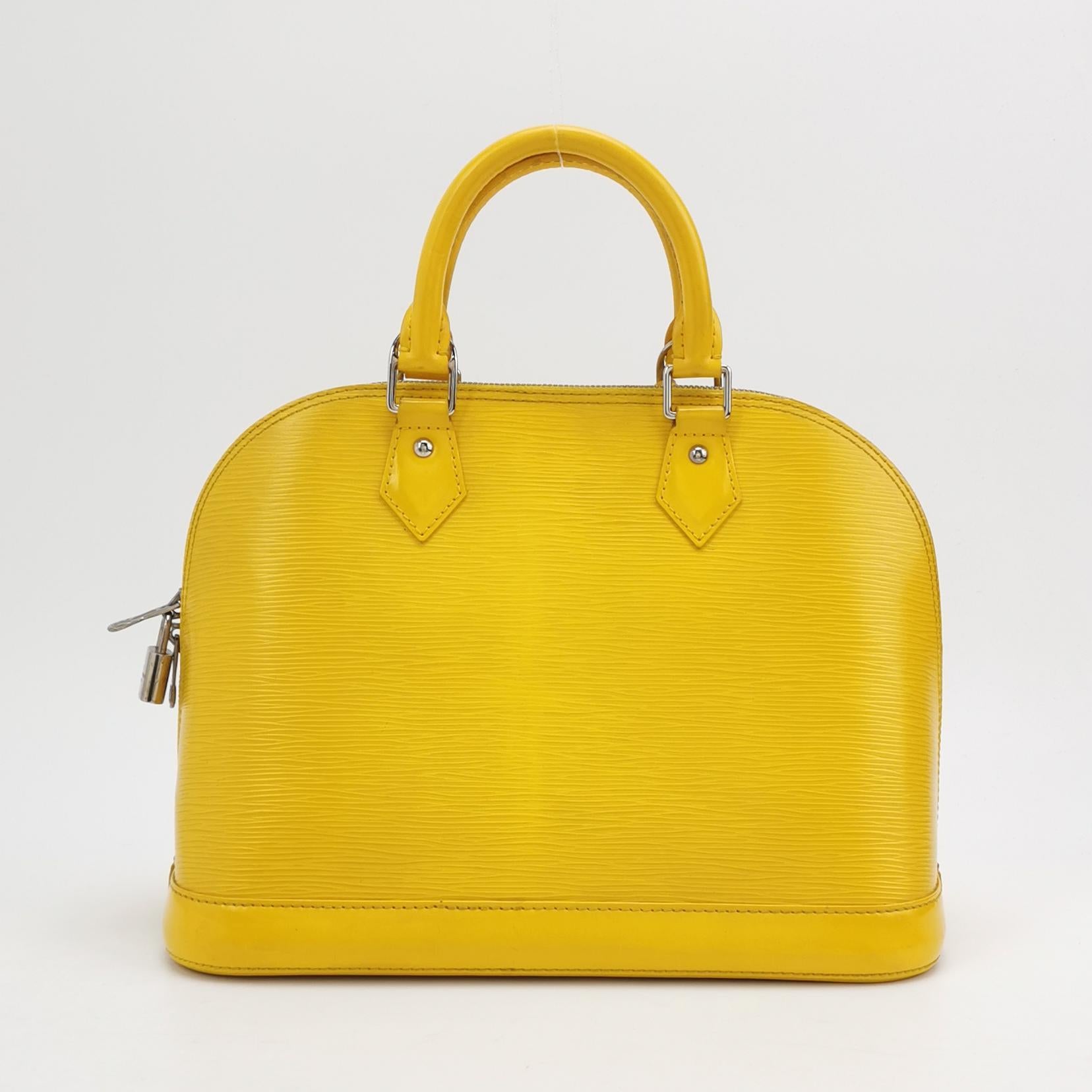 Louis Vuitton Alma Epi Yellow