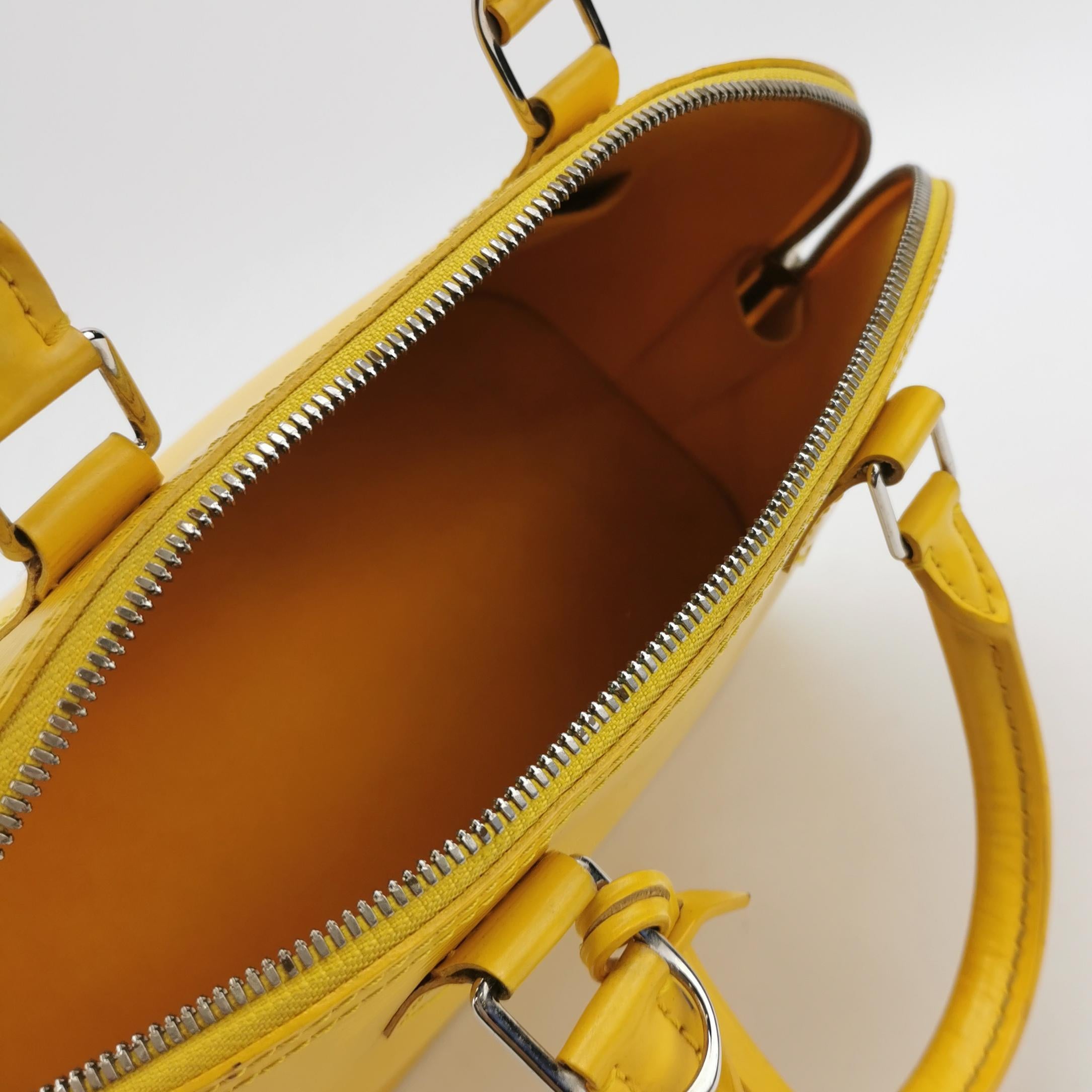 Louis Vuitton Alma Epi Yellow