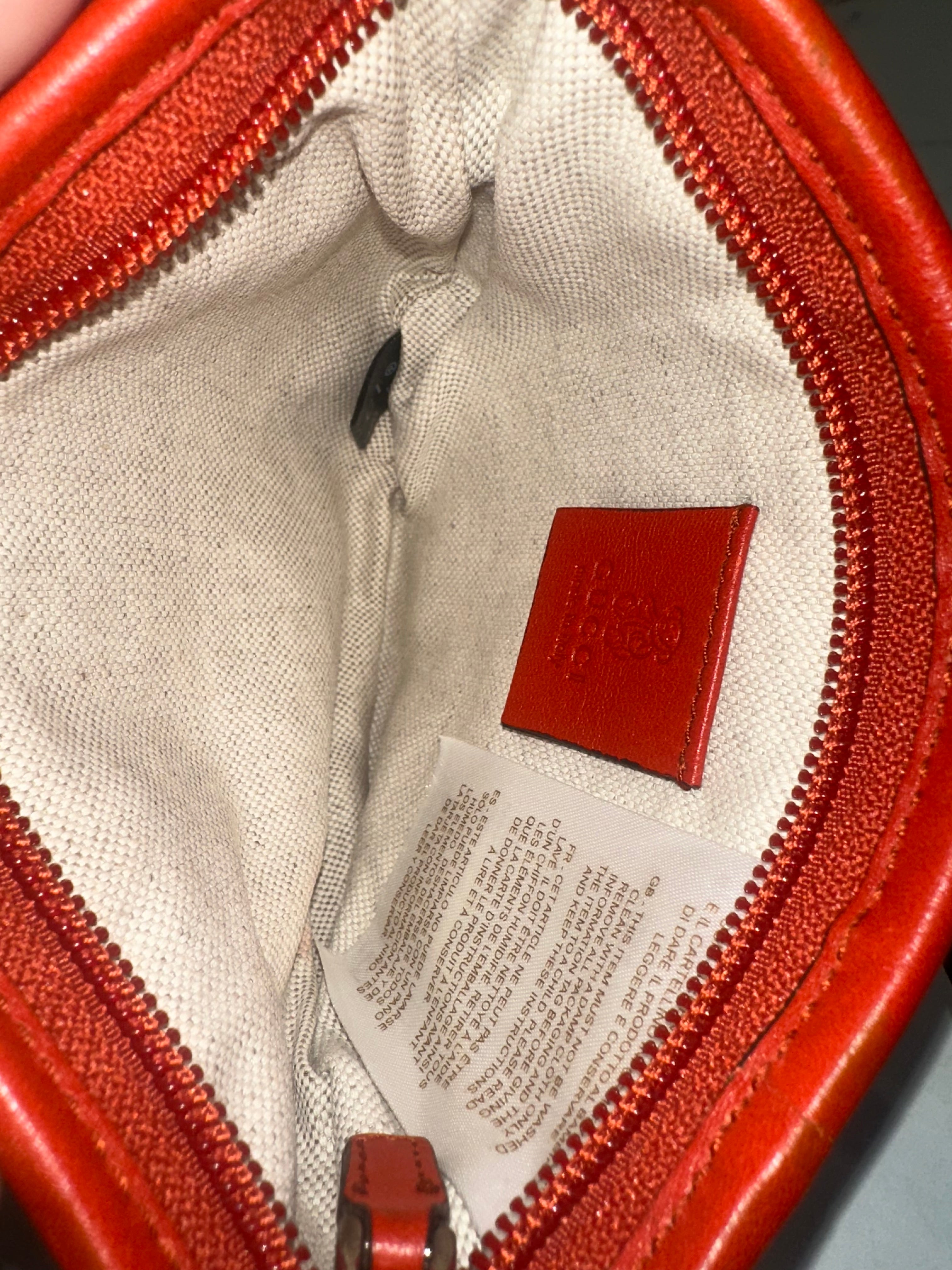 Gucci Red Leather GG