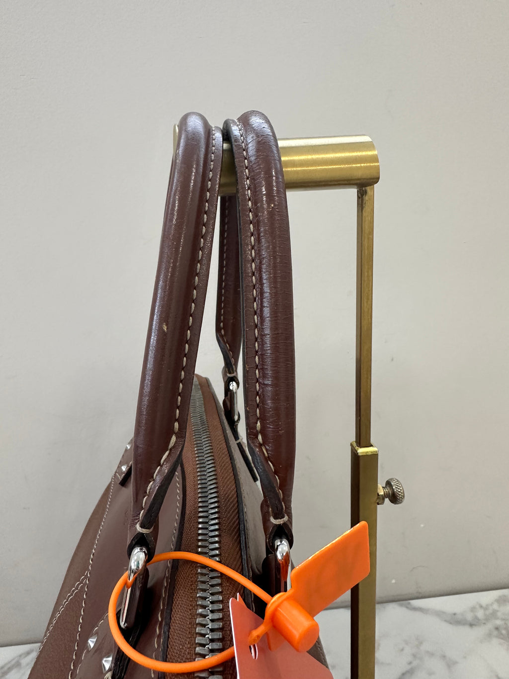 Louis Vuitton Brown Suhali Lockit MM