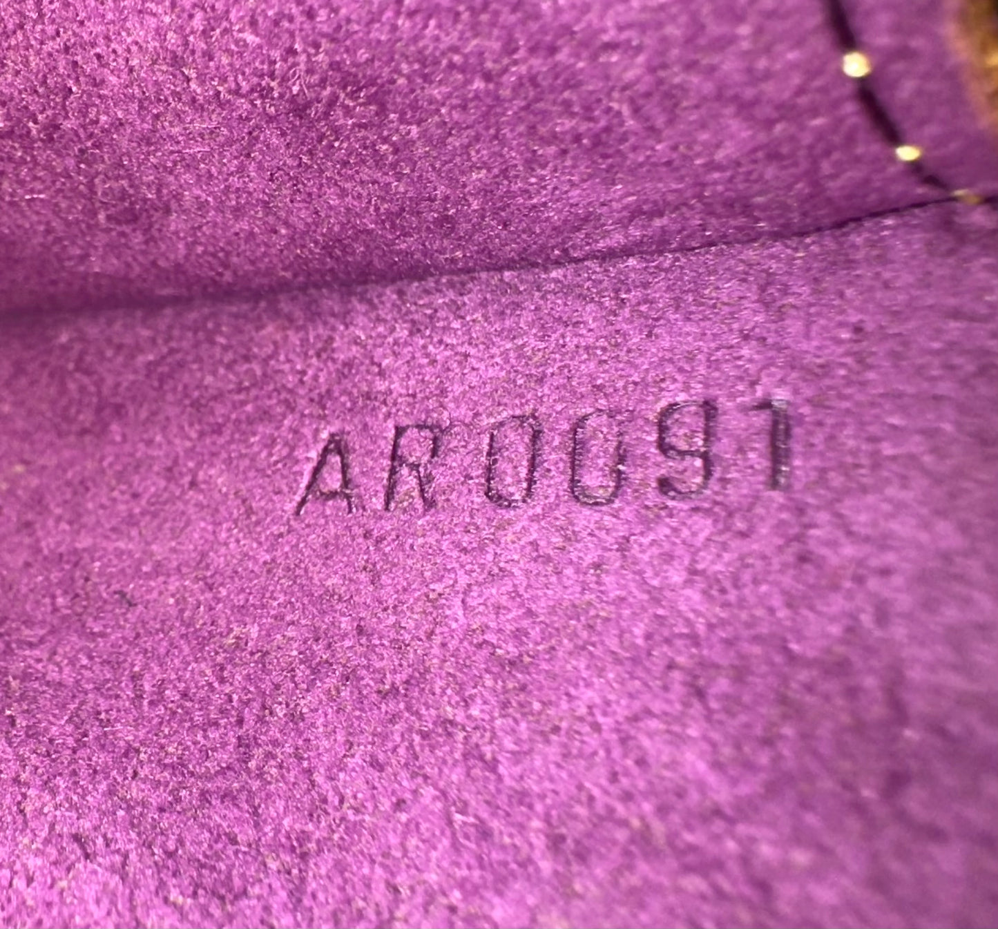 Louis Vuitton Yellow Epi Pochette