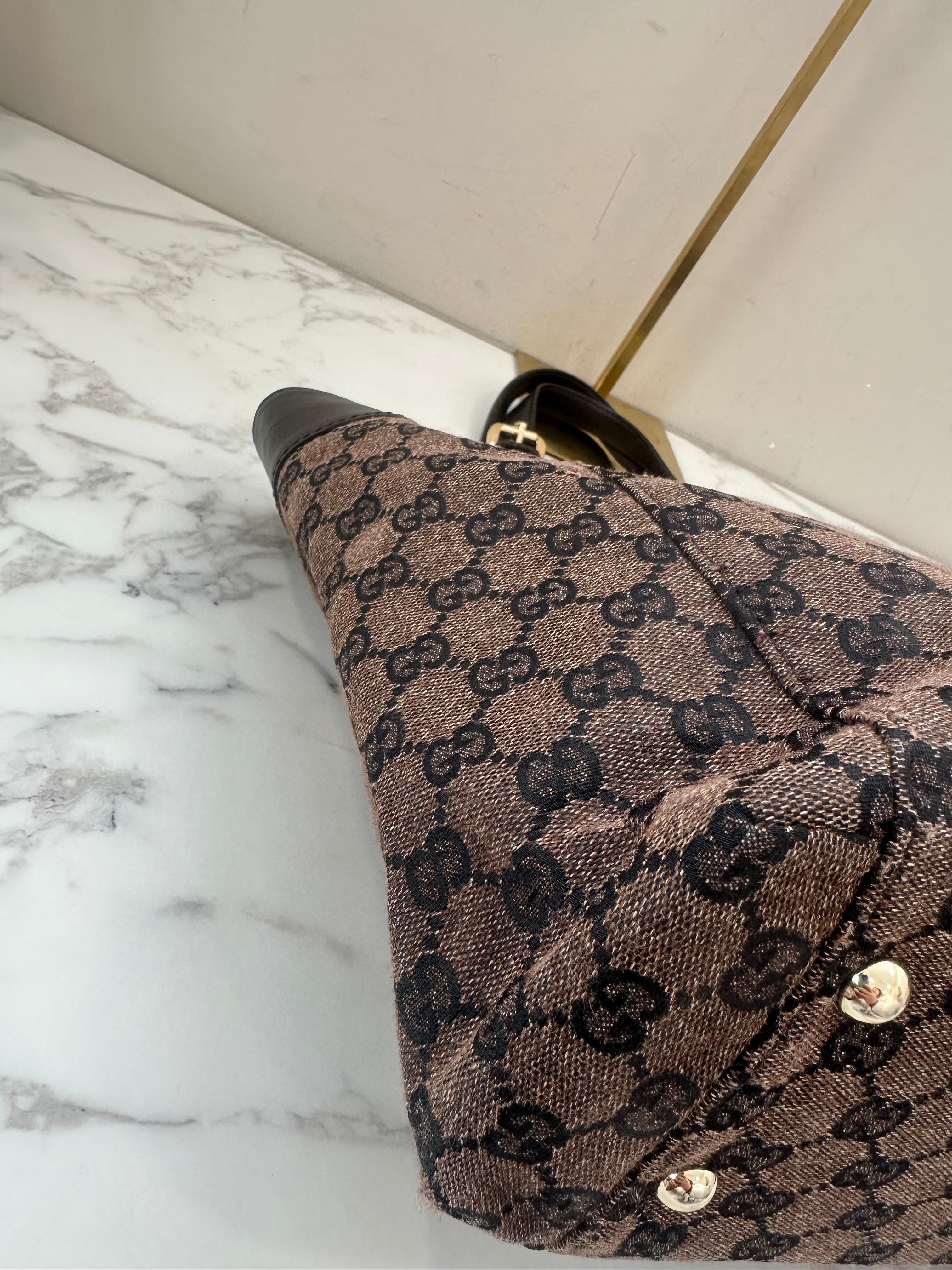 Gucci Brown Canvas GG