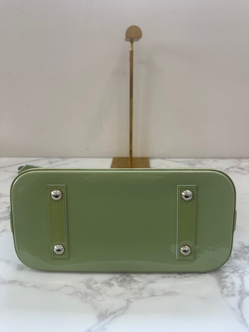 Louis Vuitton Alma Epi Green Vernis