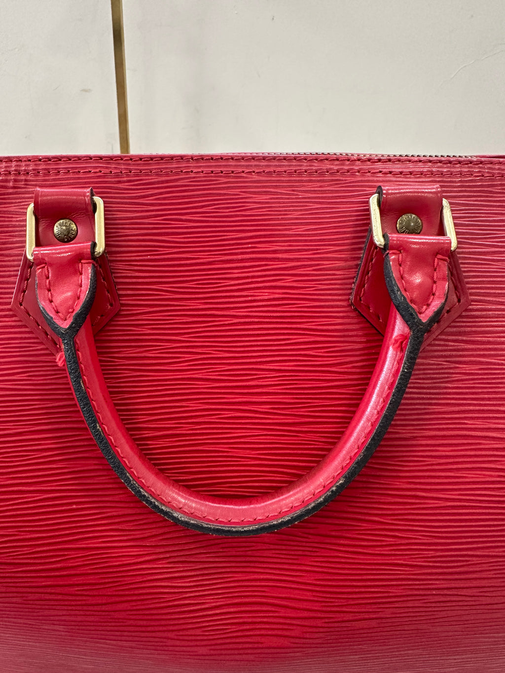 Louis Vuitton Speedy 35 Red Epi