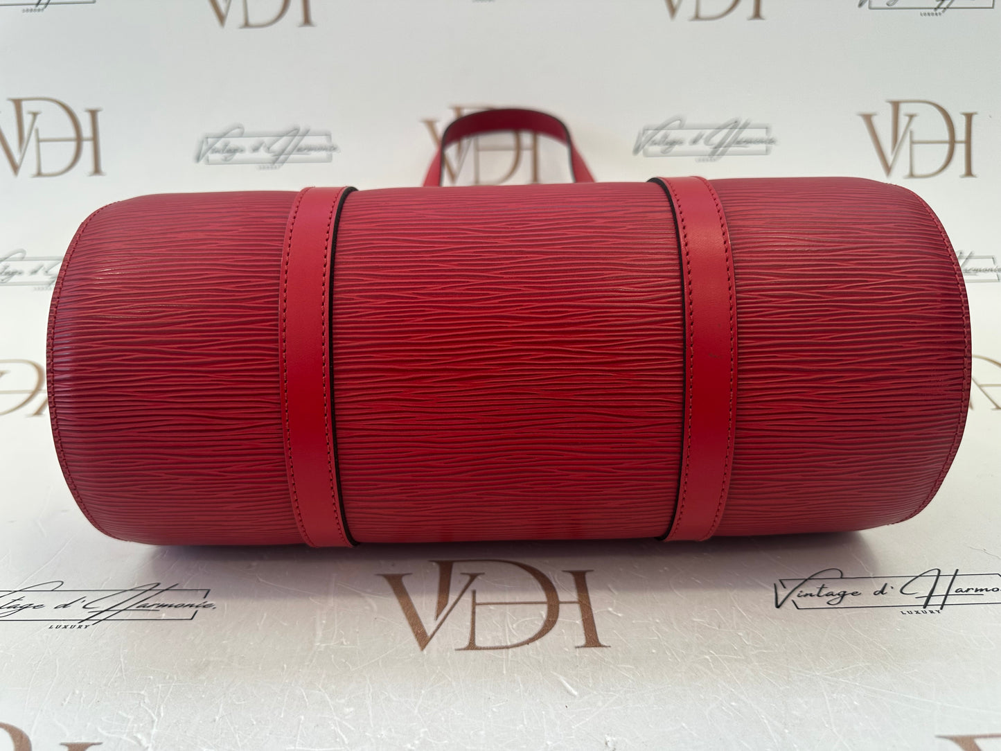 017814 - Louis Vuitton Red Epi Soufflot