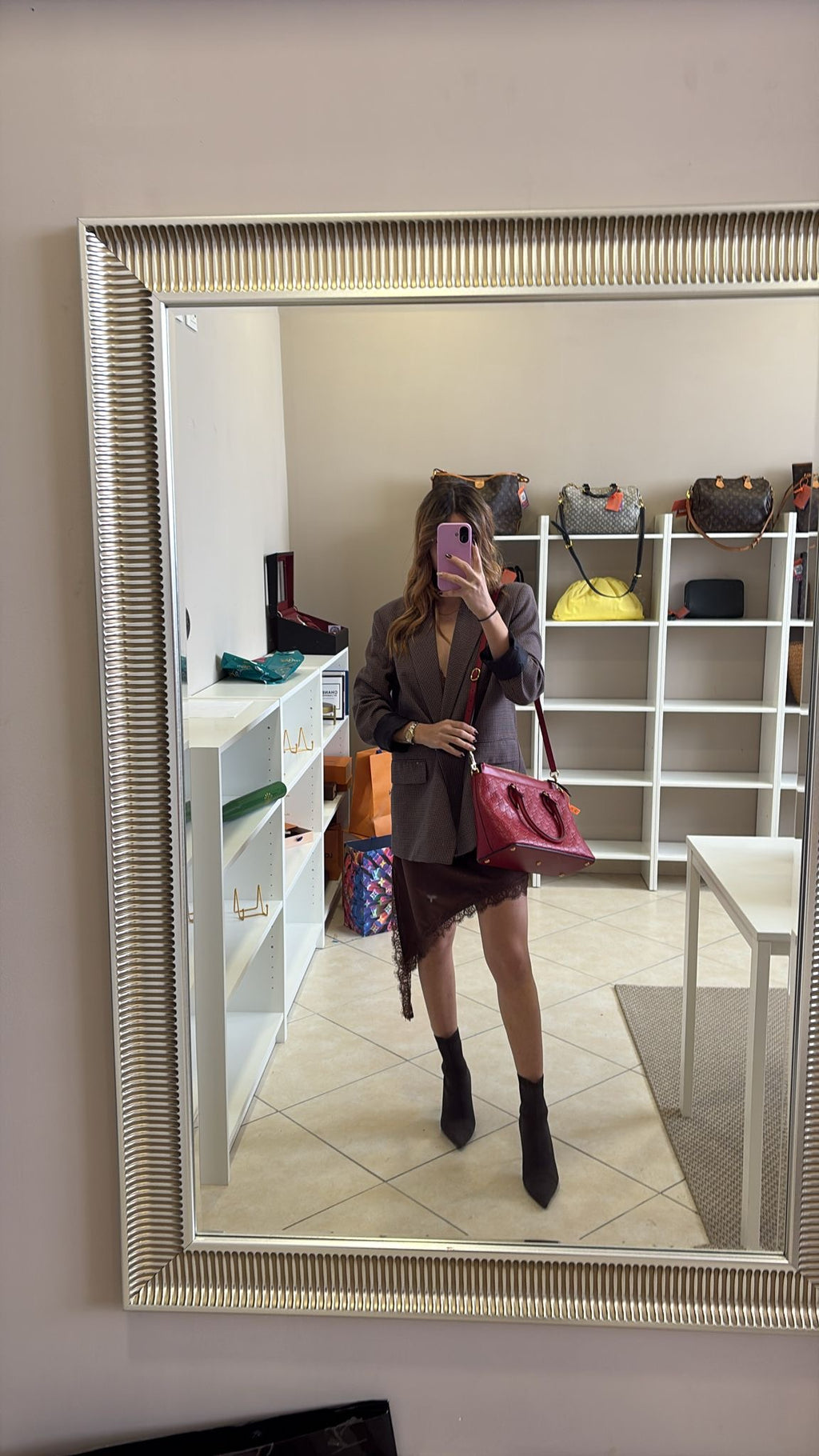 Gucci Tote Red Strap