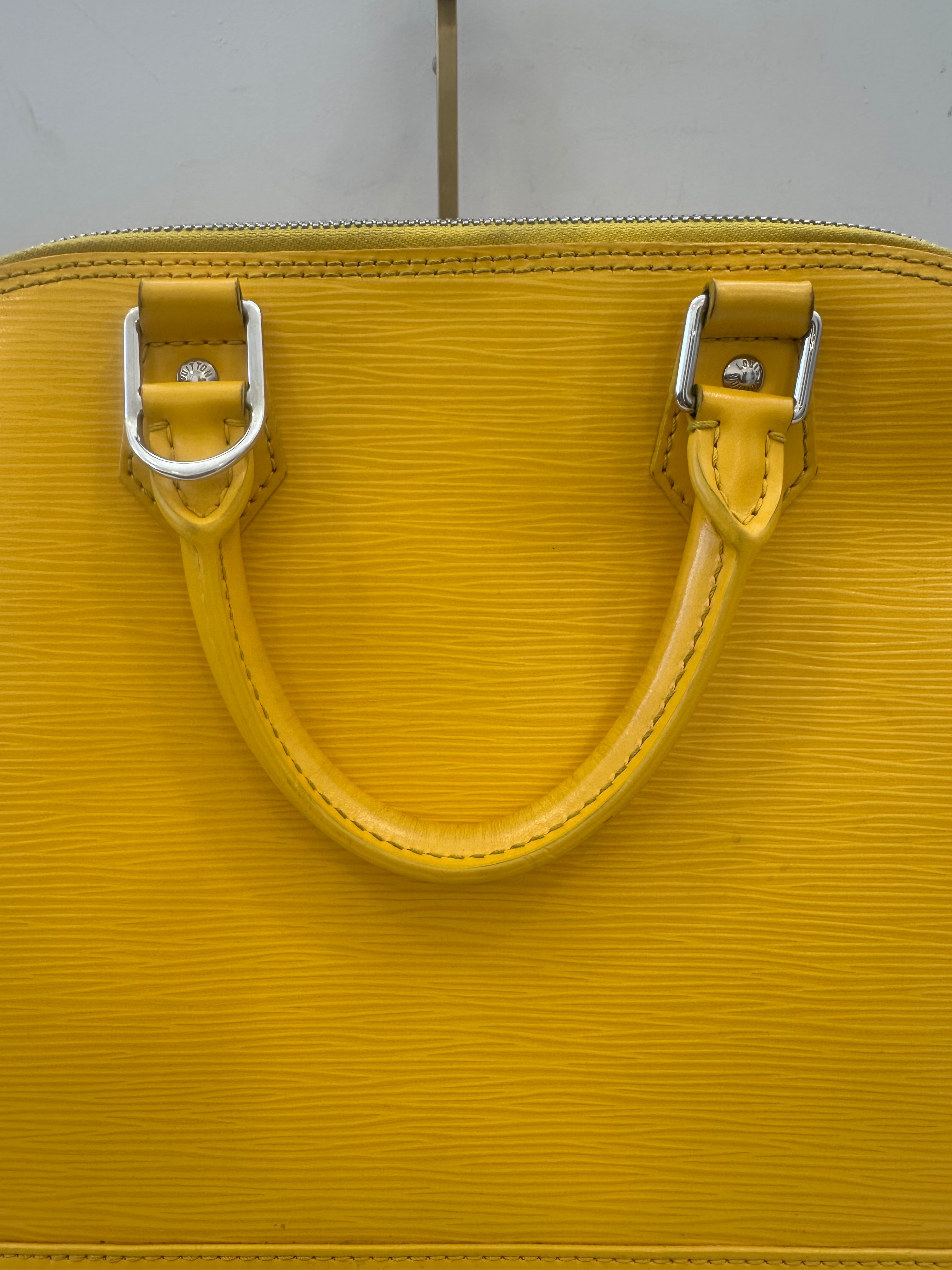 Louis Vuitton Alma PM Epi Yellow