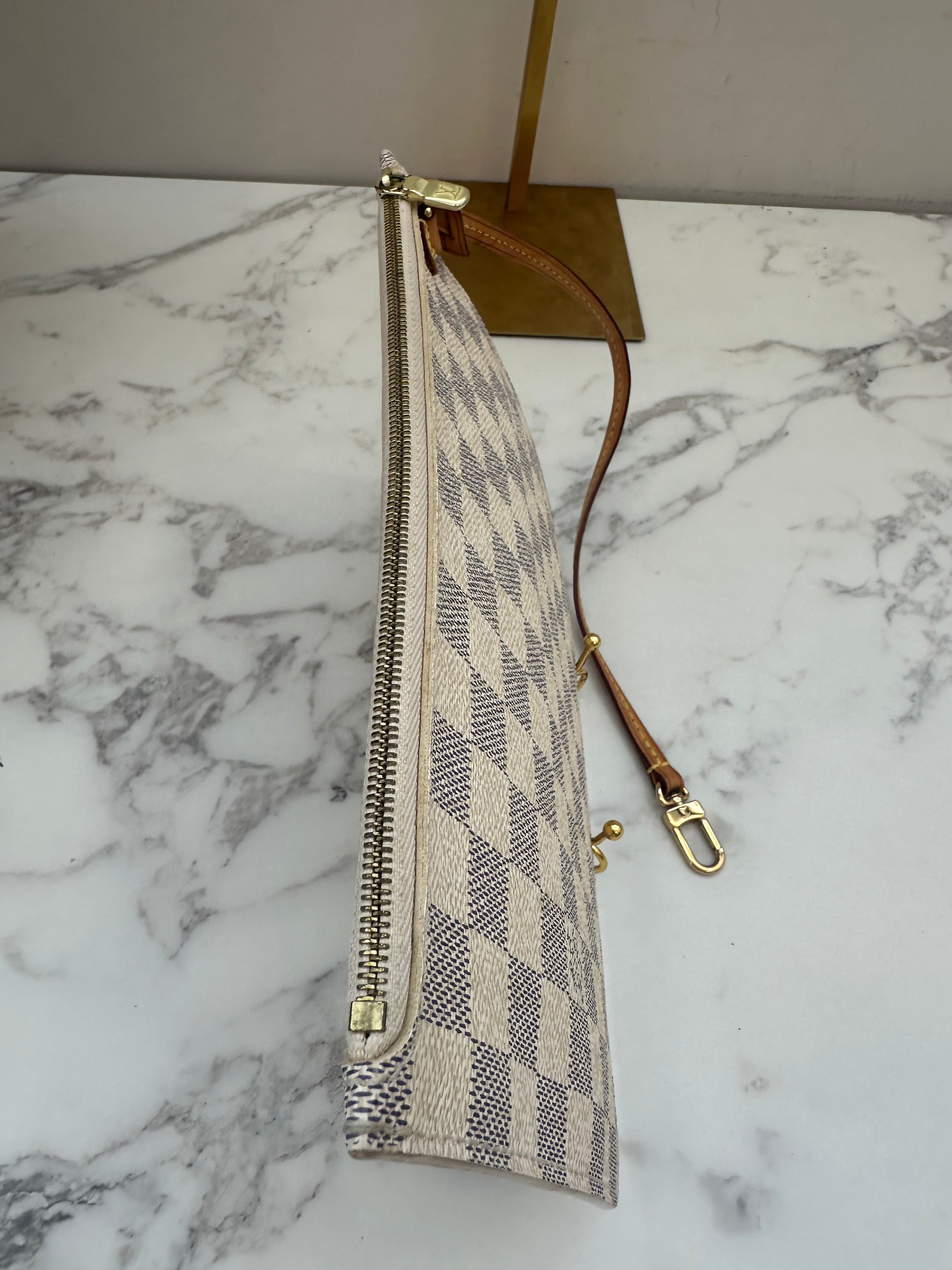 Louis Vuitton Neverfull Azur MM + Pochette