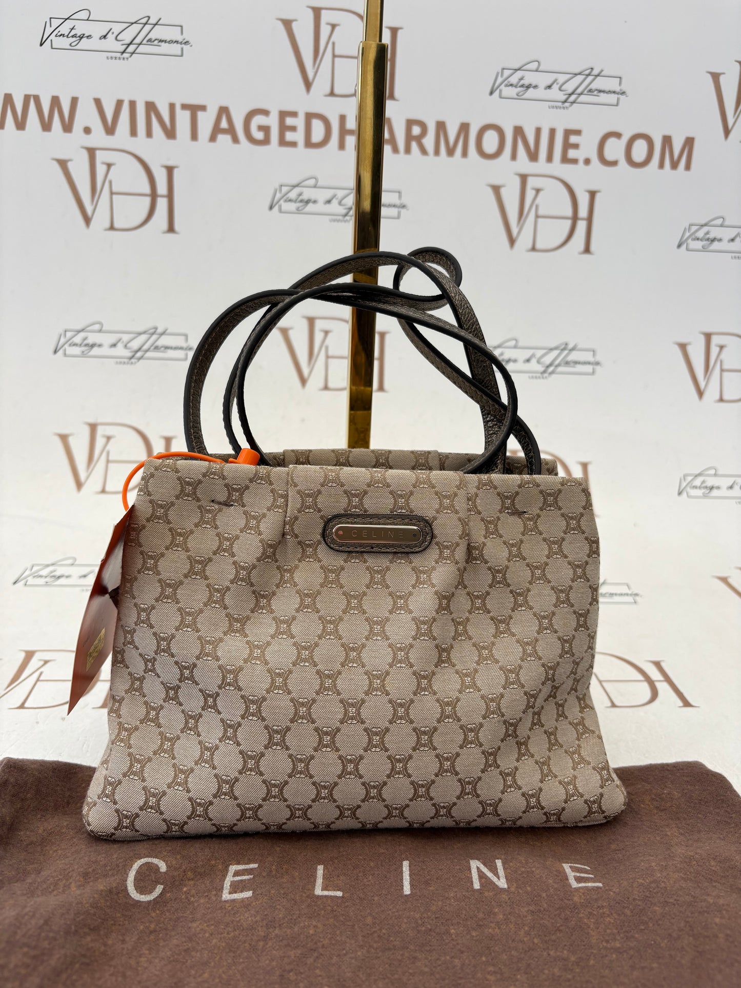 018768 - Celine Beige Canvas Macadam