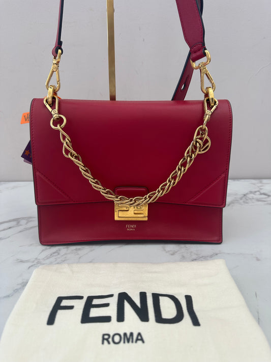 Fendi red 2way Bag