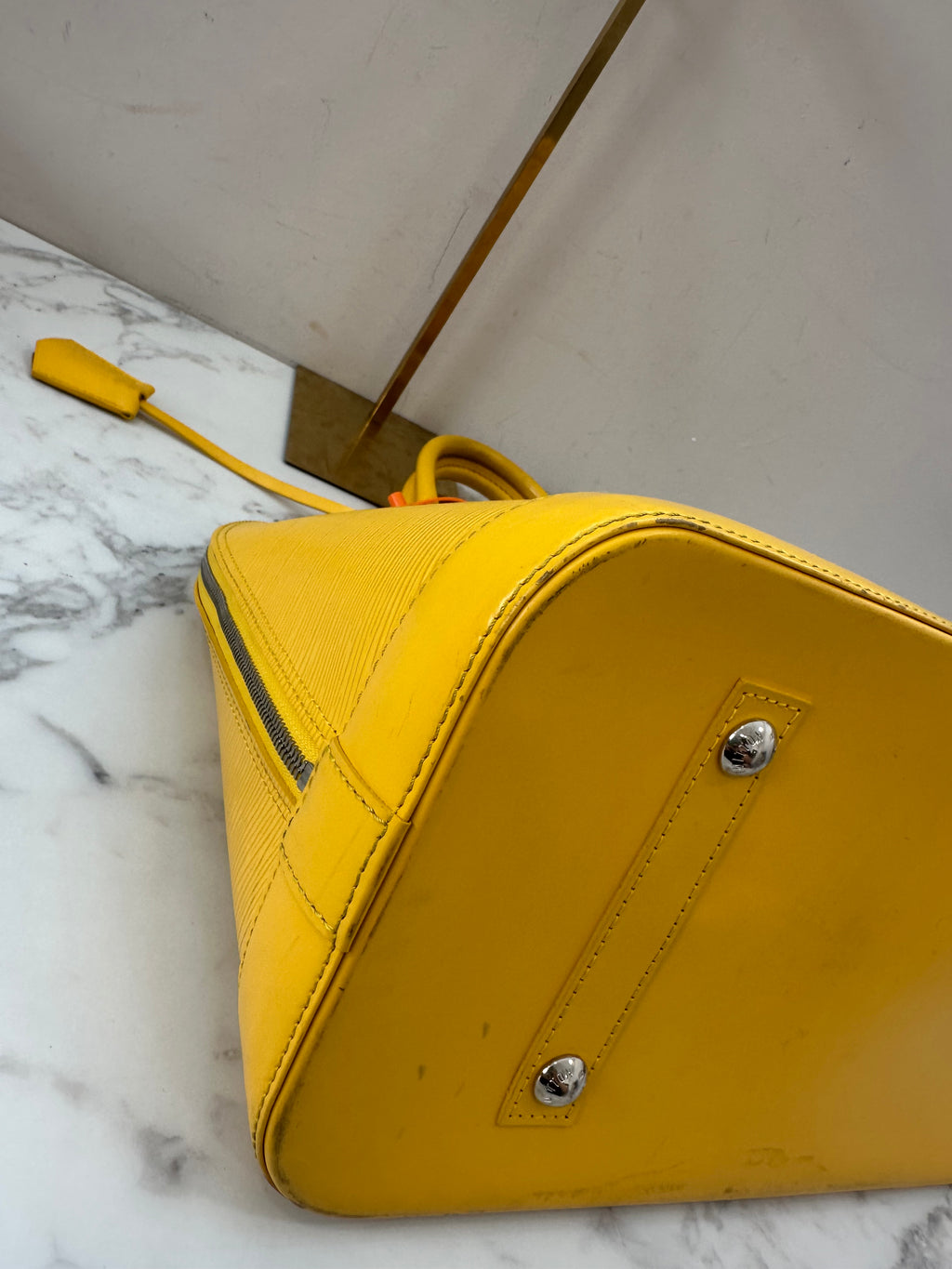 Louis Vuitton Alma Epi Yellow