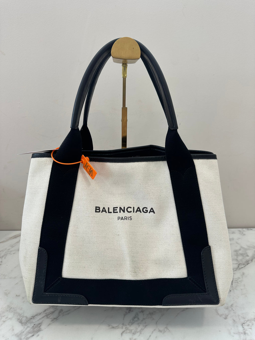 Balenciaga White Canvas