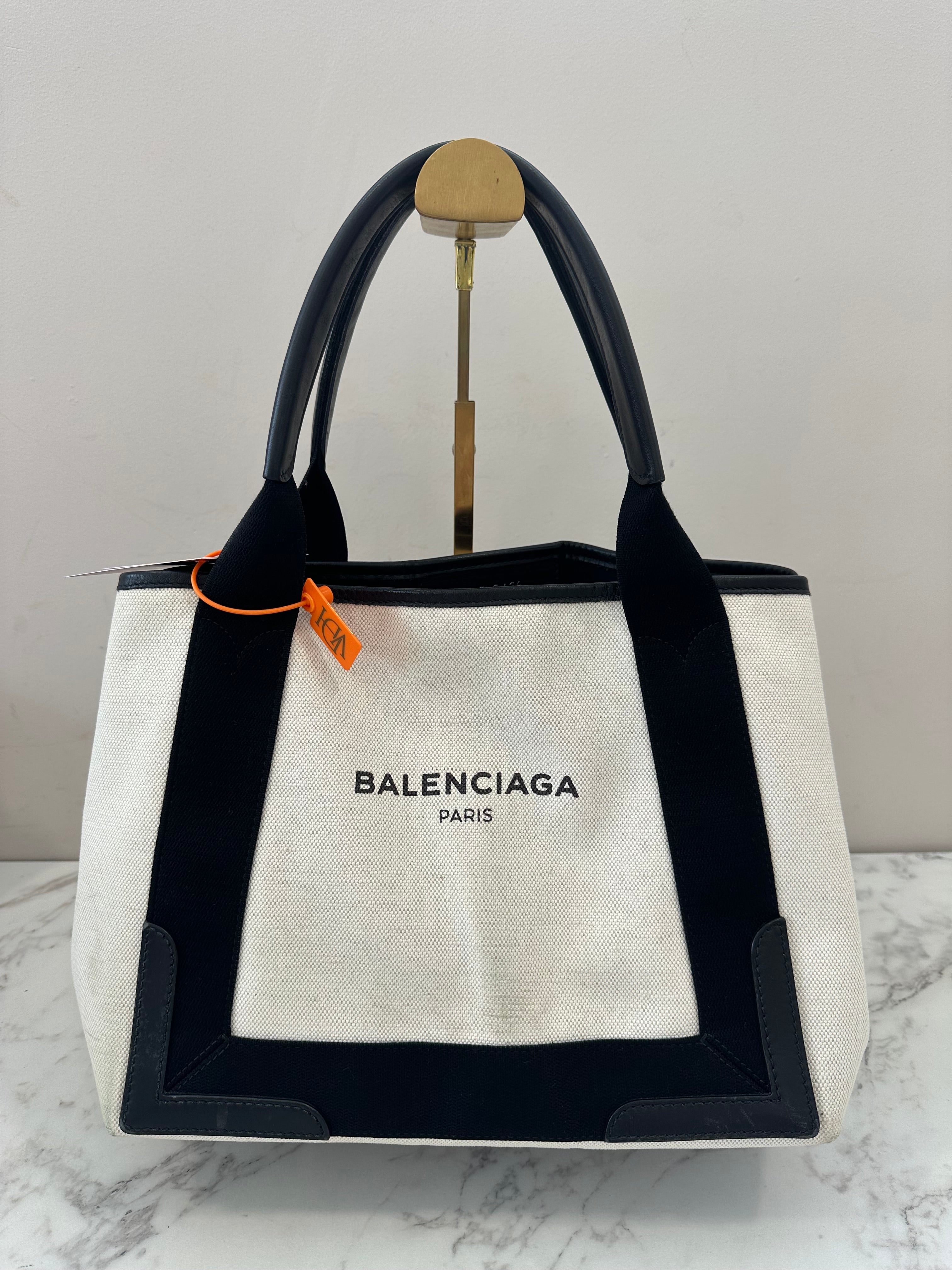 Balenciaga White Canvas