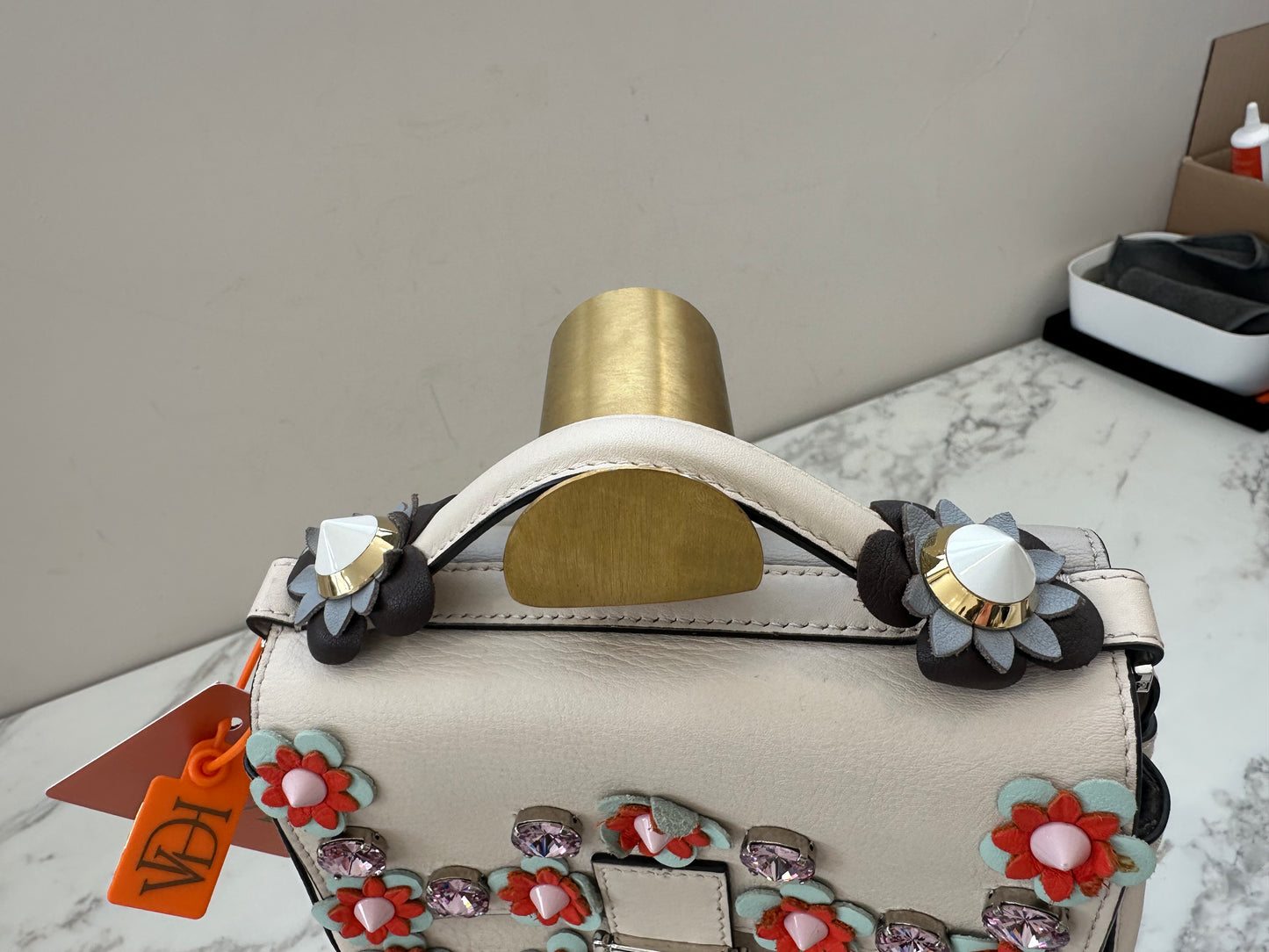 Fendi Flowerland Double Micro Baguette