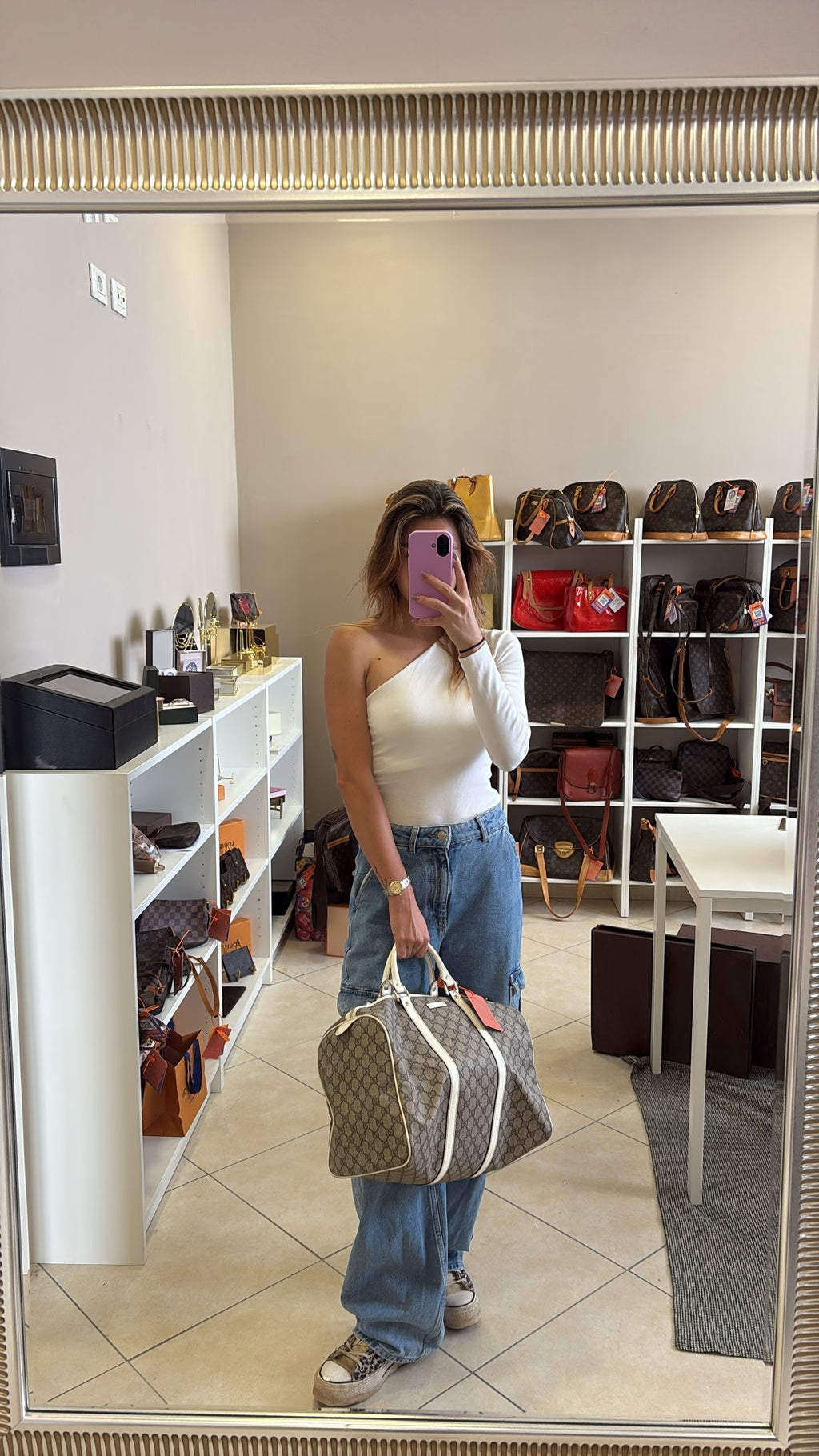 Gucci GG Ivory Bauletto