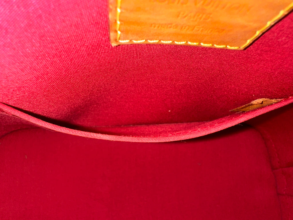 Louis Vuitton Alma BB Vernis Red