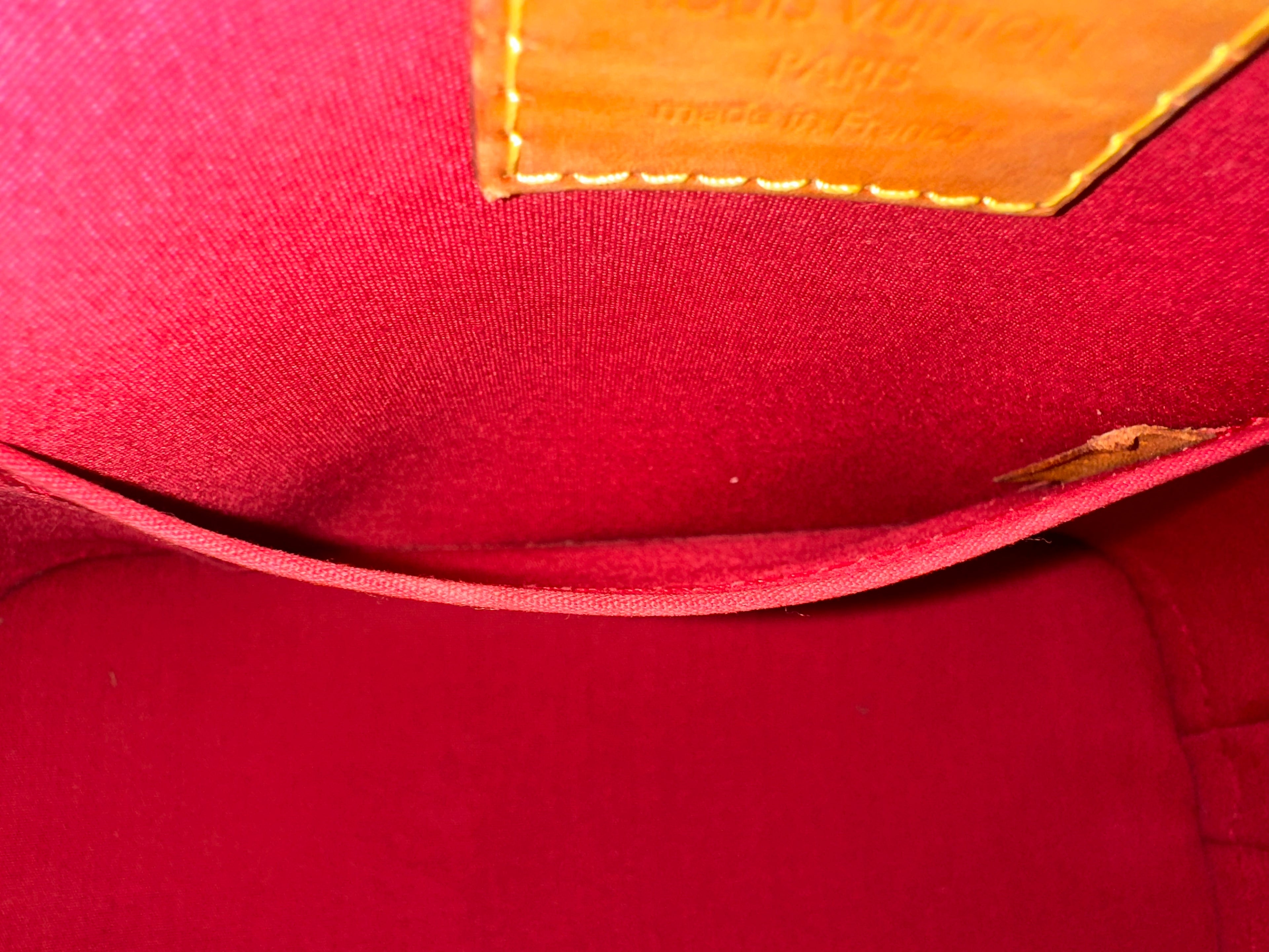 Louis Vuitton Alma BB Vernis Red