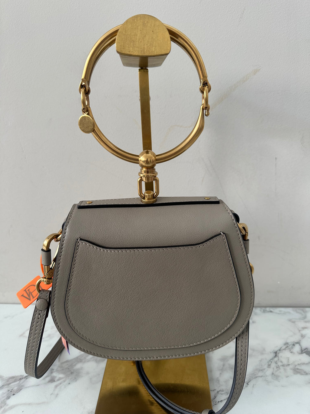 Chloe Gray Shoulder Bag
