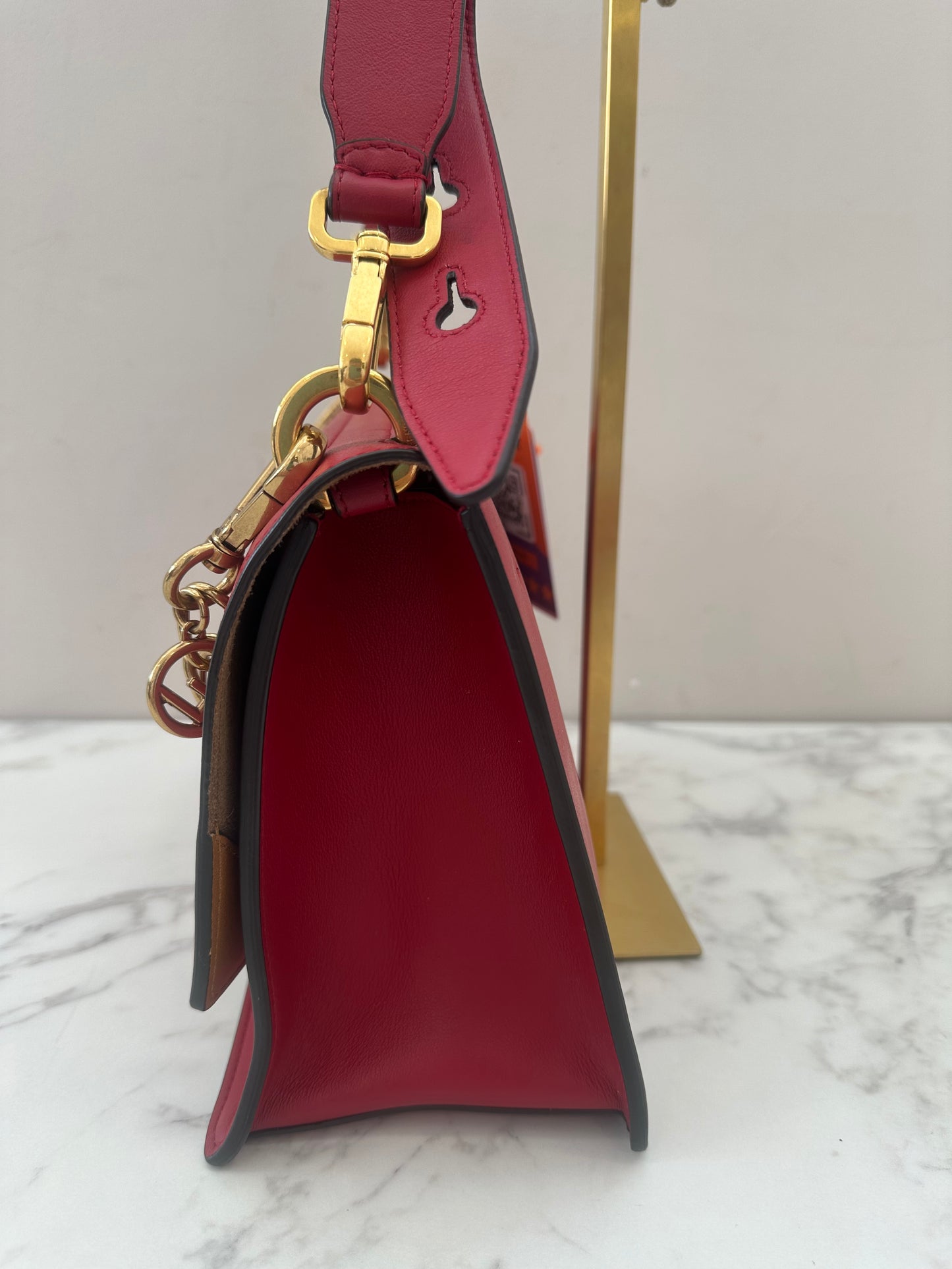 Fendi red 2way Bag