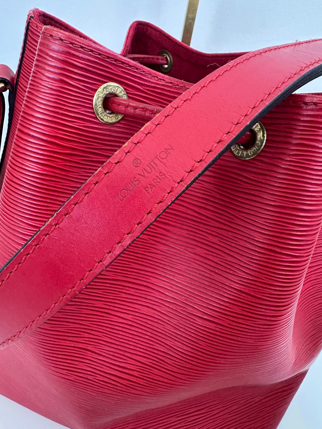 Louis Vuitton Petite Noé Red Epi