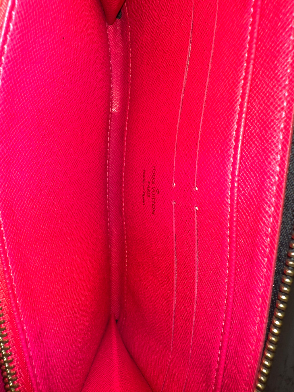 Louis Vuitton Wallet Zippy Multicolor Black