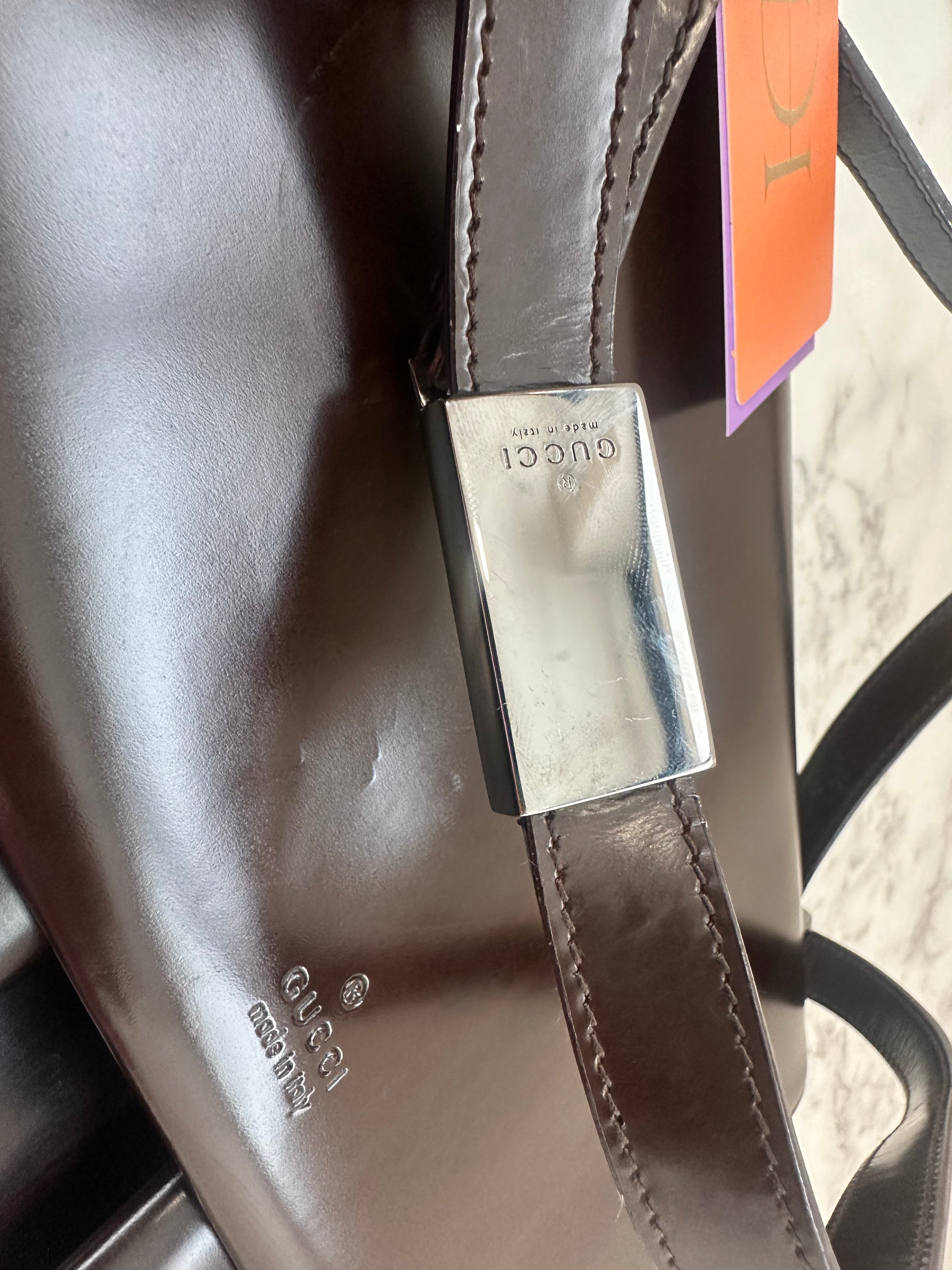 Gucci Brown Leather