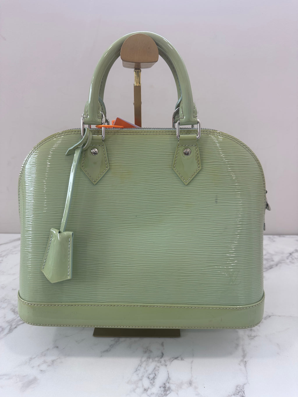 Louis Vuitton Alma Epi Green Vernis