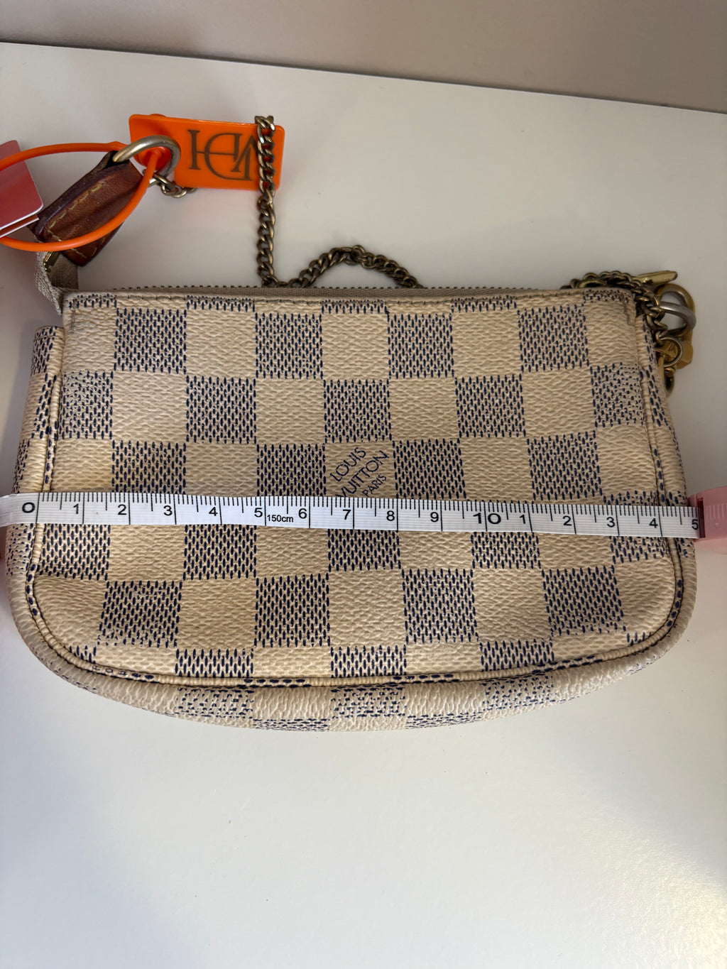Louis Vuitton mini Pochette Damier Azur