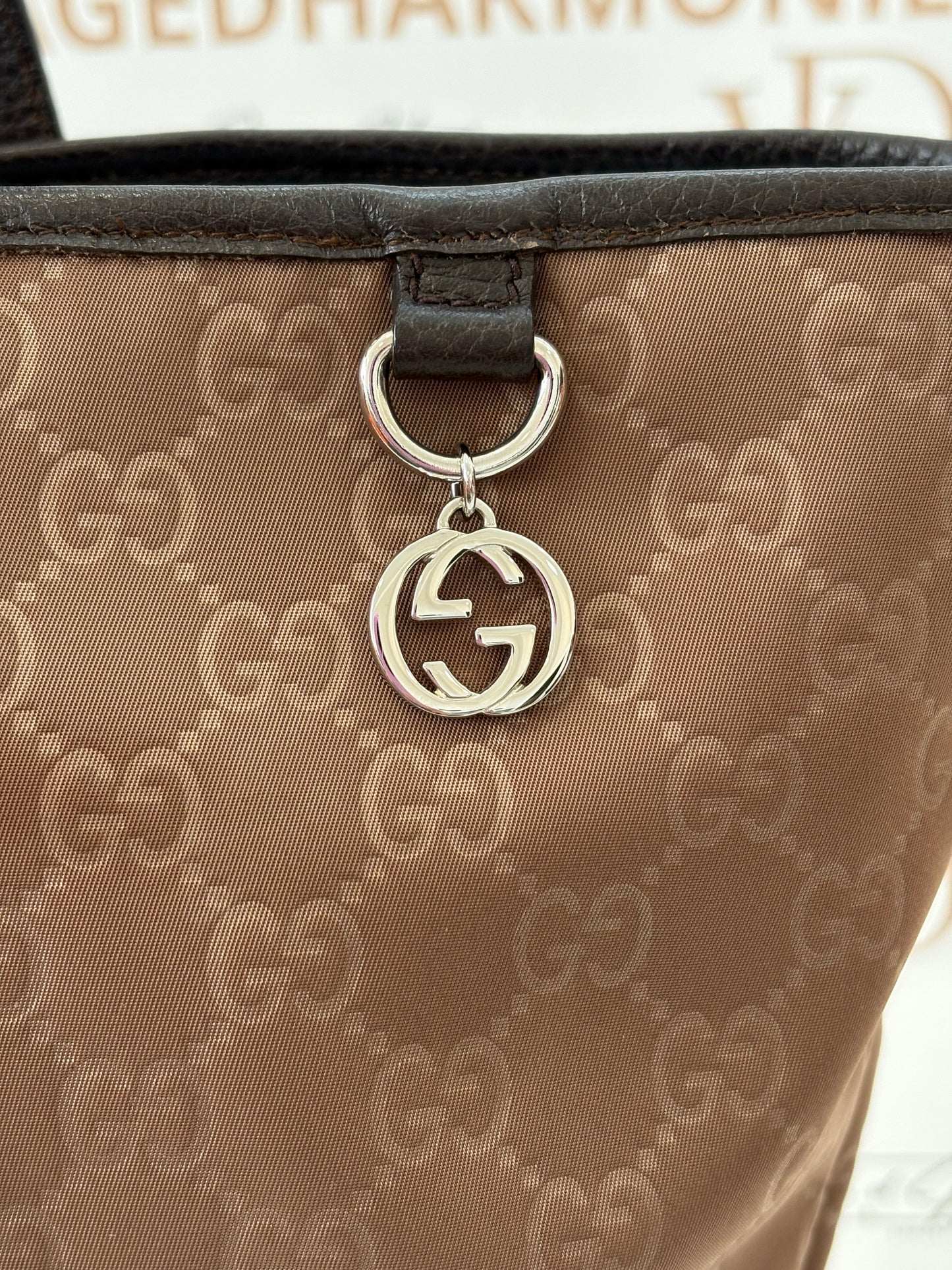 018989 - Gucci Brown Nylon G