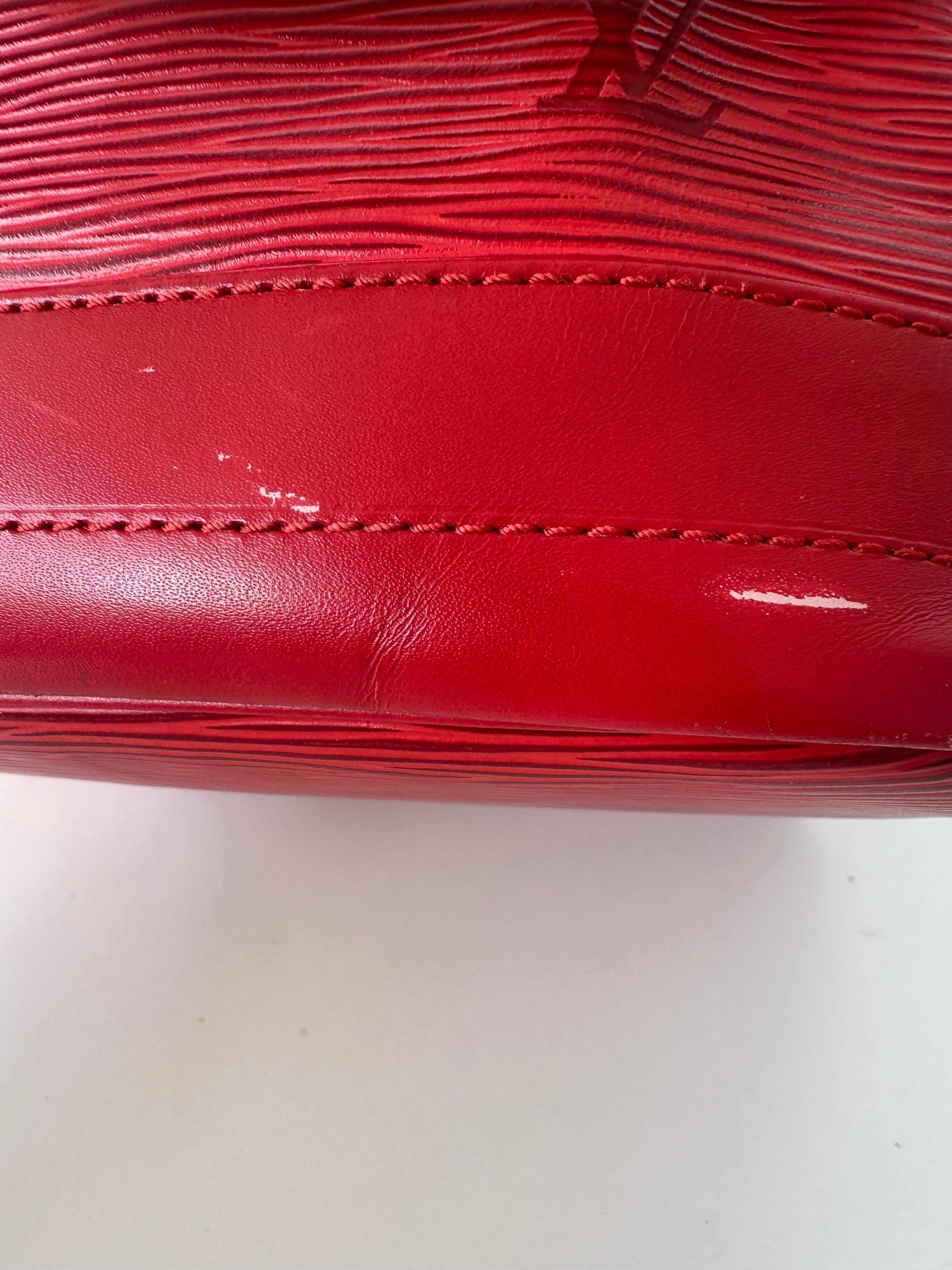 Louis Vuitton Noé Red Epi