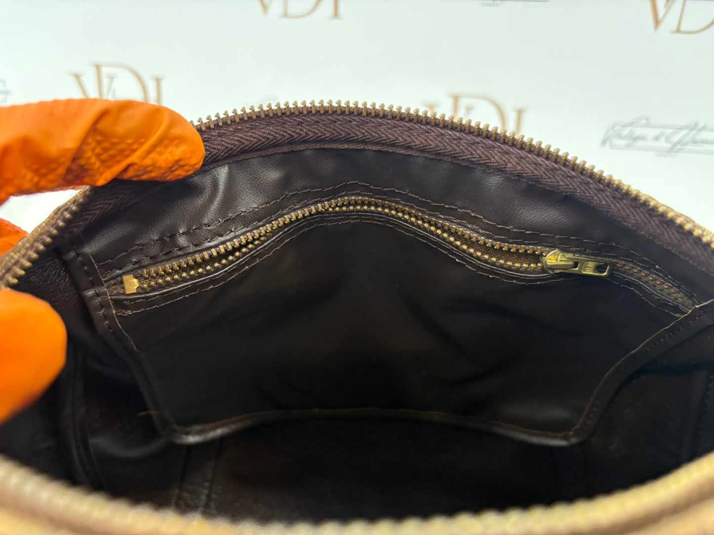 018597 - Christian Dior Brown Trotter Duffle