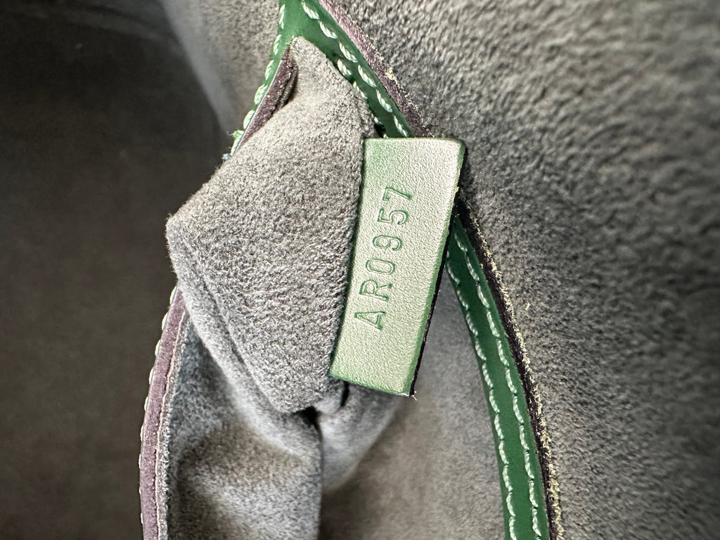 Louis Vuitton Alma Epi Green
