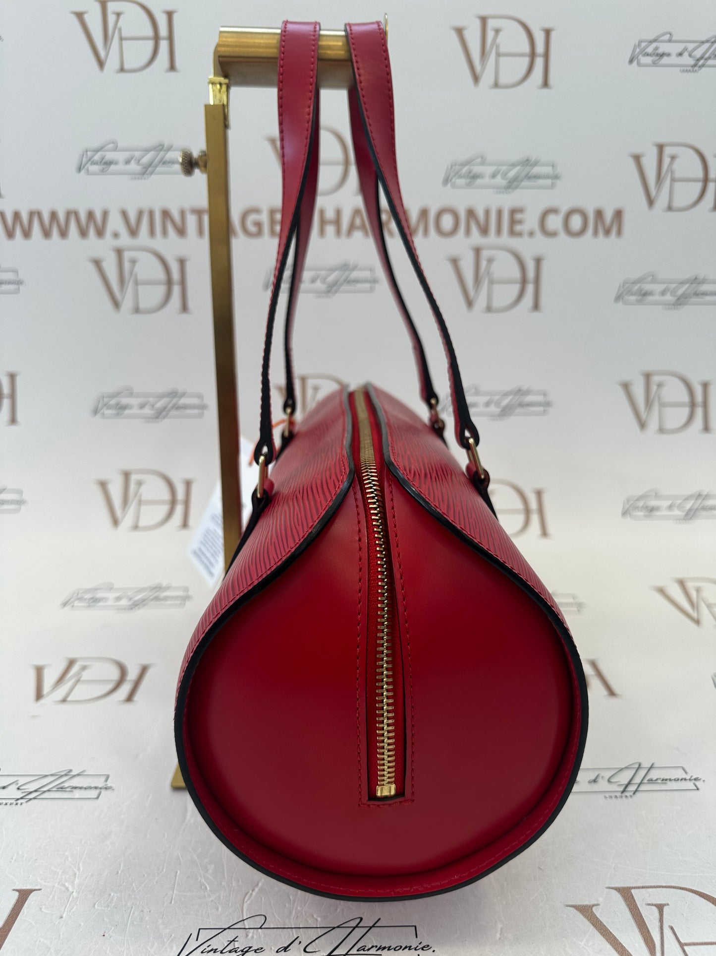 017814 - Louis Vuitton Red Epi Soufflot