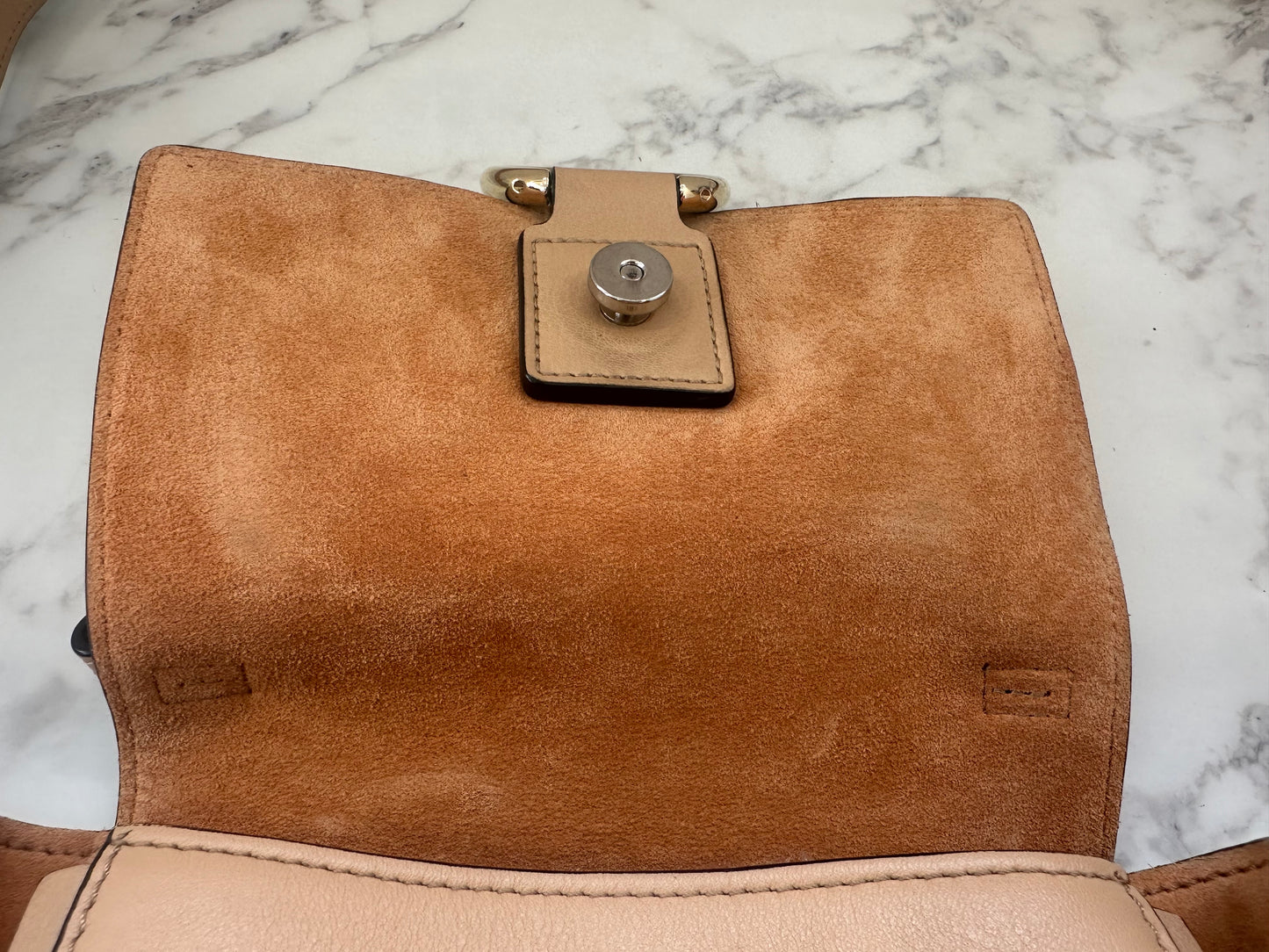 Chloe Beige 2way Bag