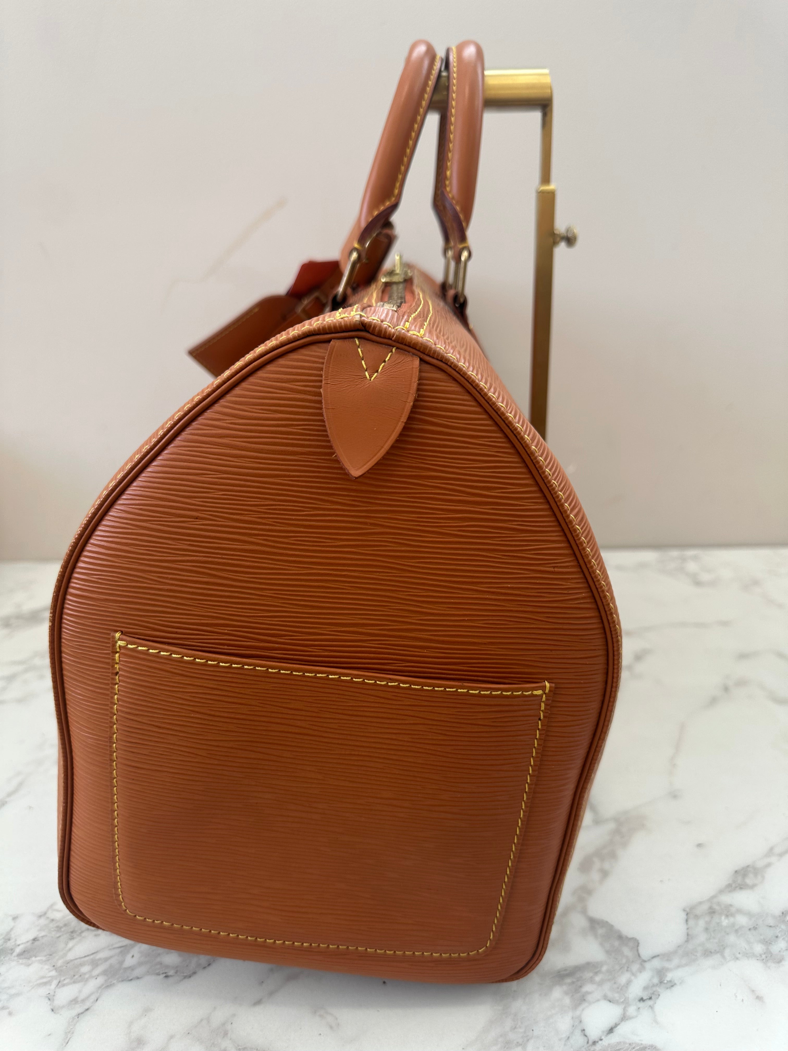 Louis Vuitton Keepall 45 Epi Brown