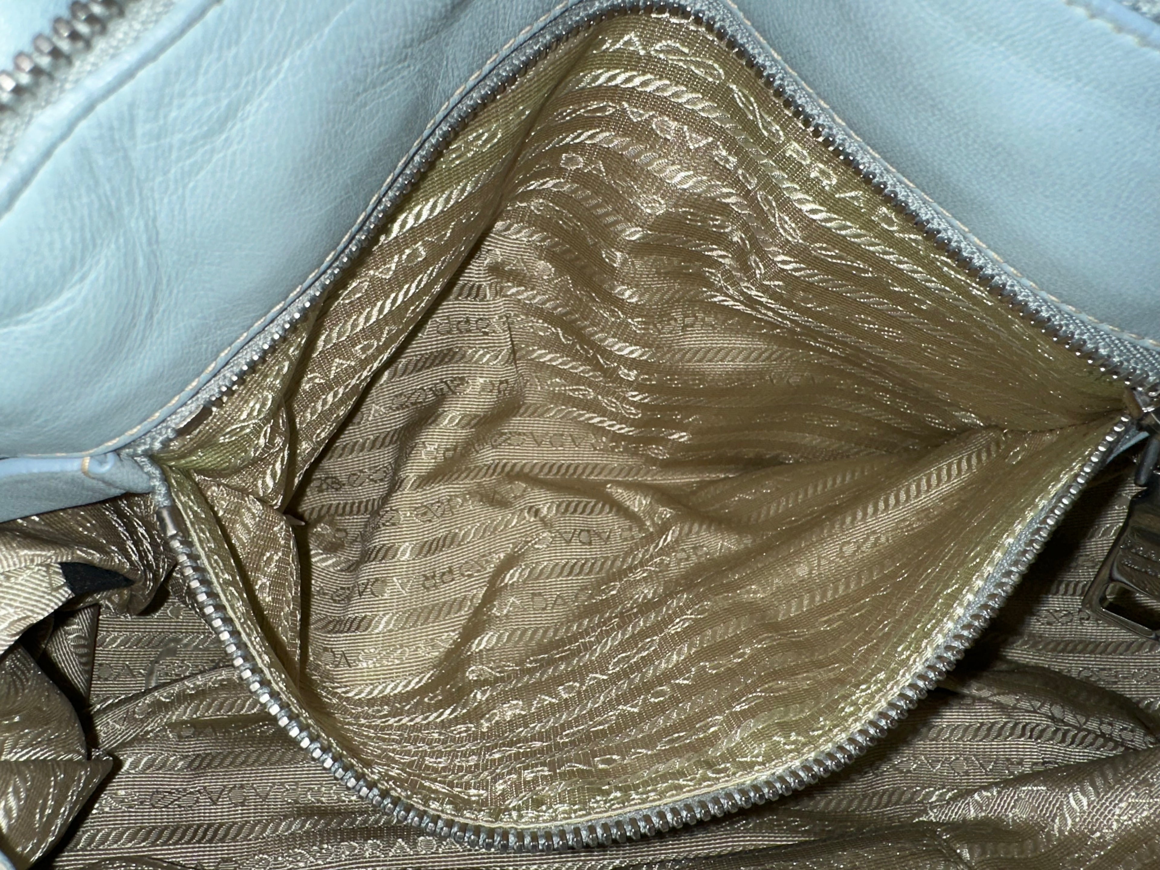 Prada Gaufre Ice Gray