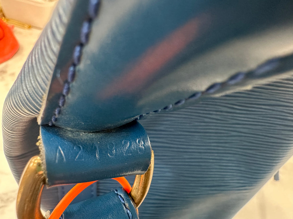 Louis Vuitton Petite Noé  Epi Blue