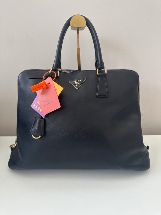 Prada Black Leather