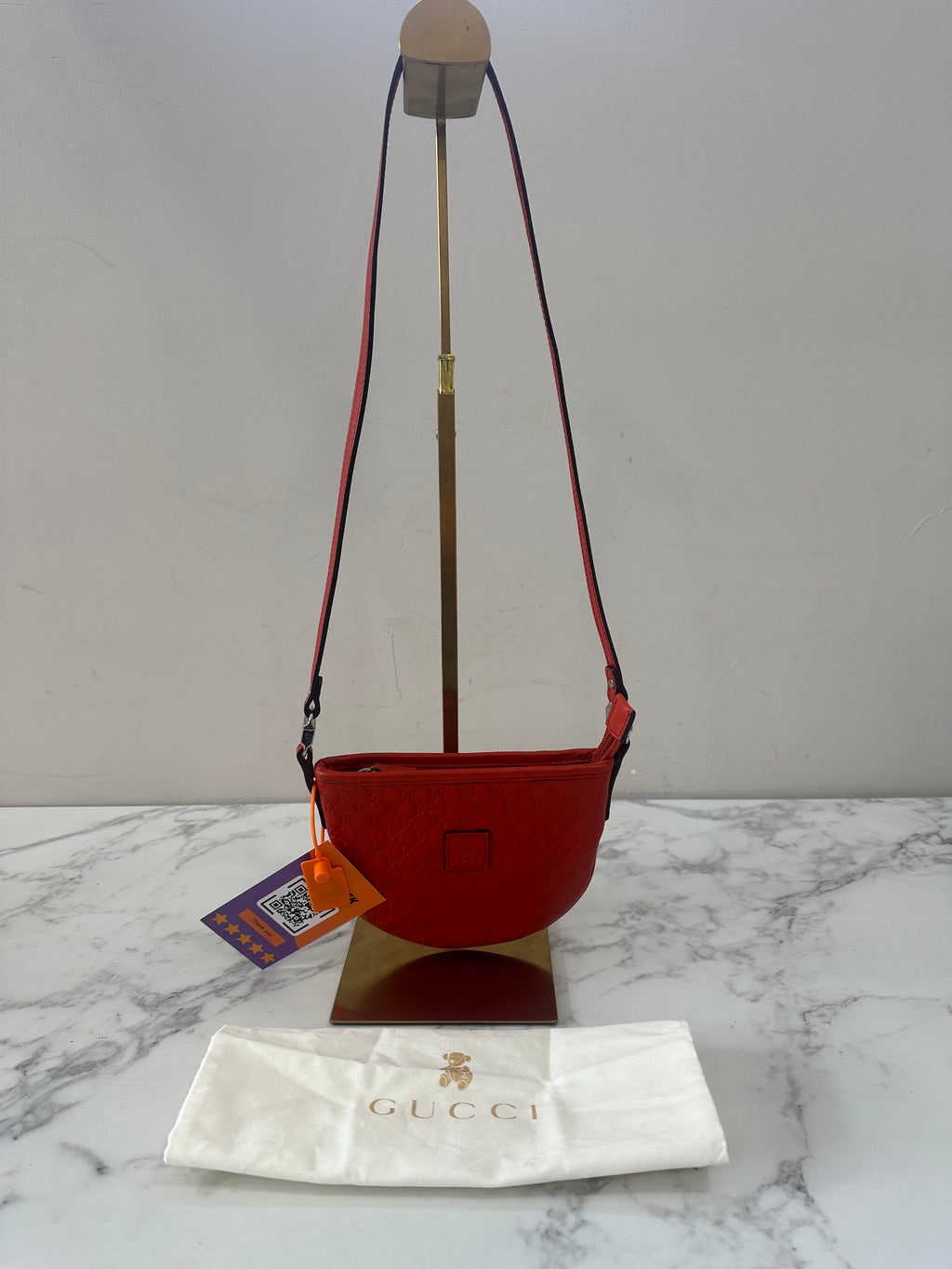 Gucci Red Leather GG