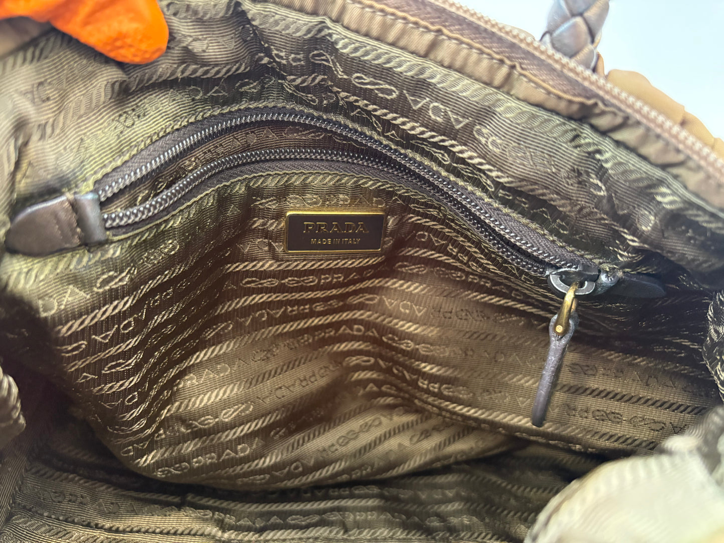 018180 - Prada Brown Nylon