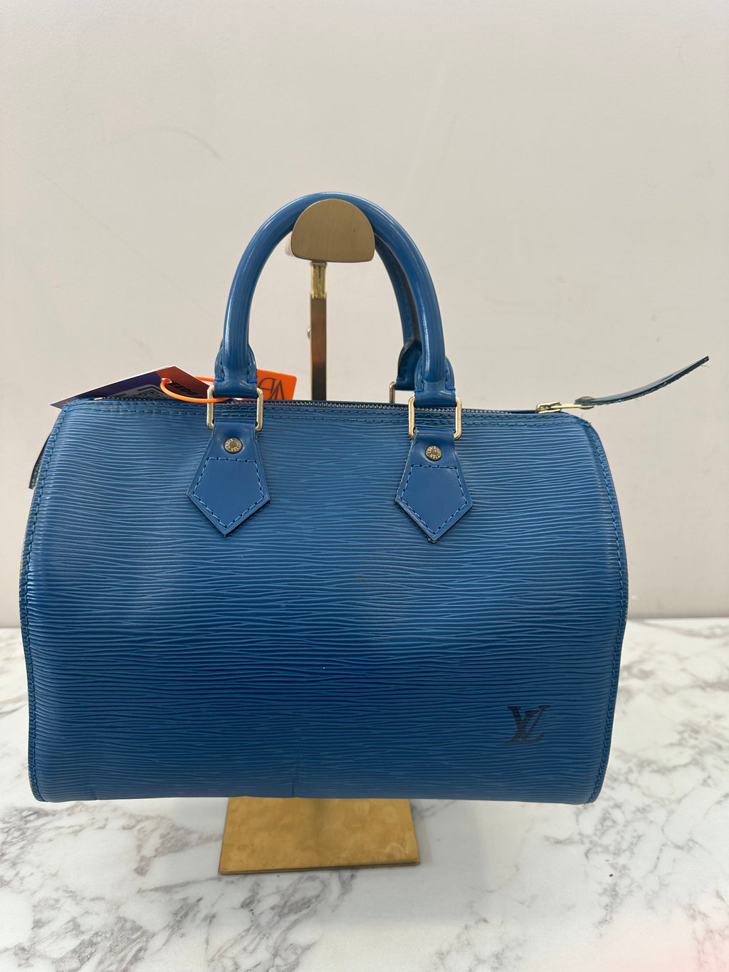 Louis Vuitton  Speedy 25 Epi Blue