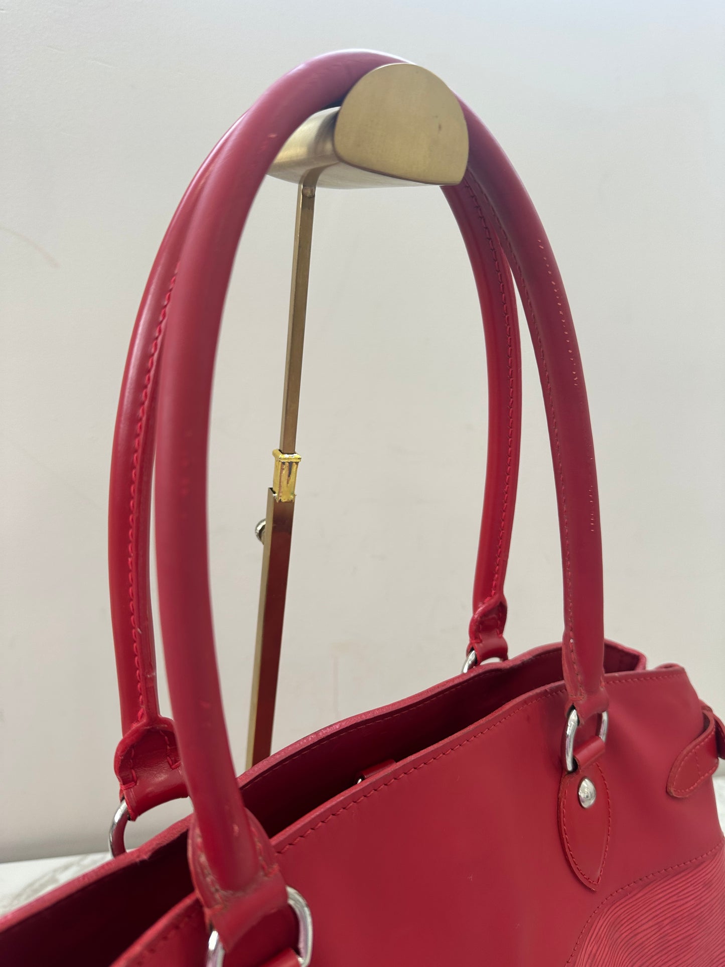 Louis Vuitton Red Epi Passy GM