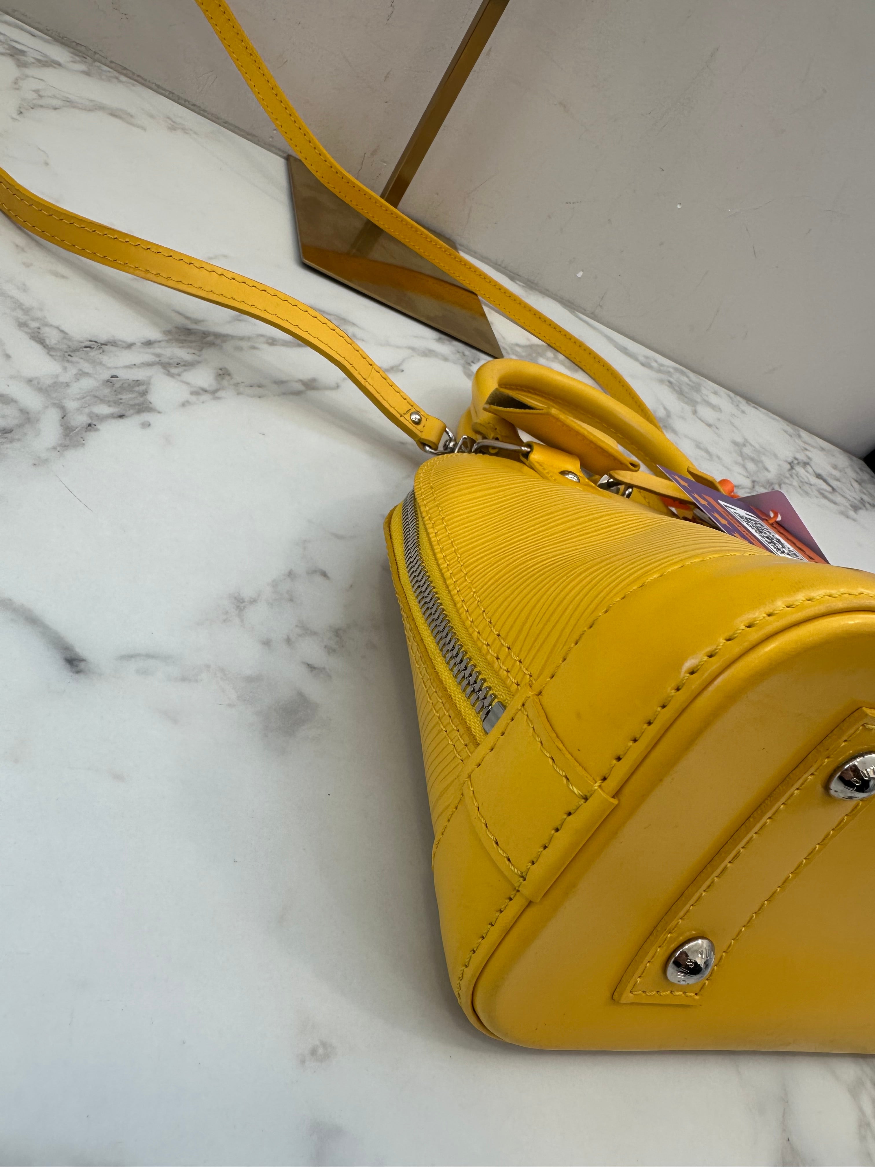 Louis Vuitton Alma BB Epi Yellow