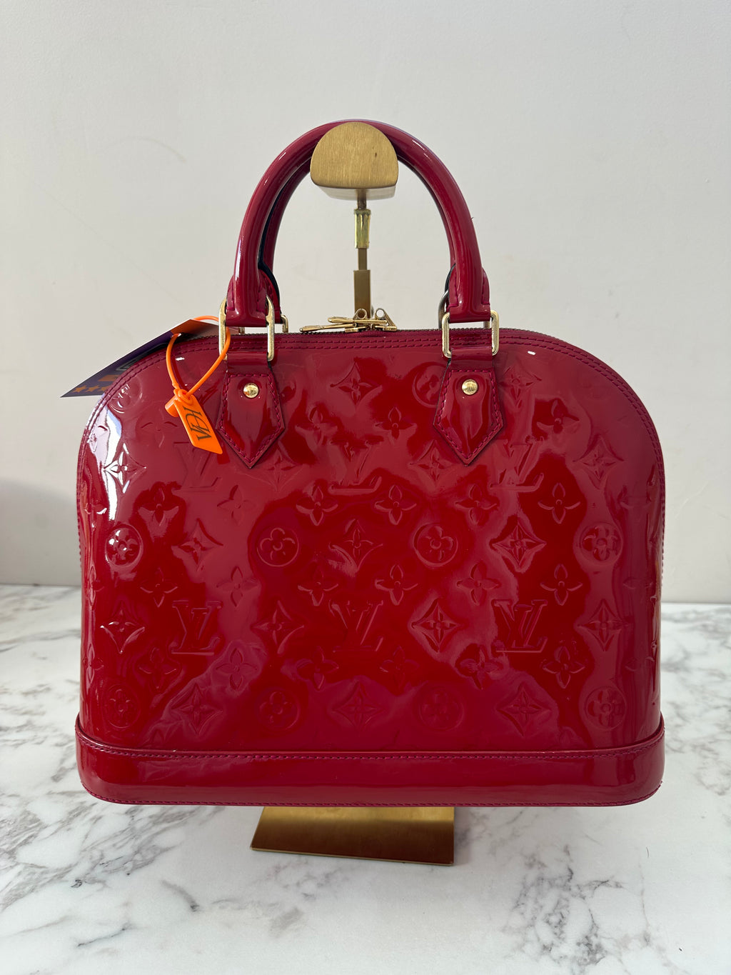 Louis Vuitton Alma Vernis Red